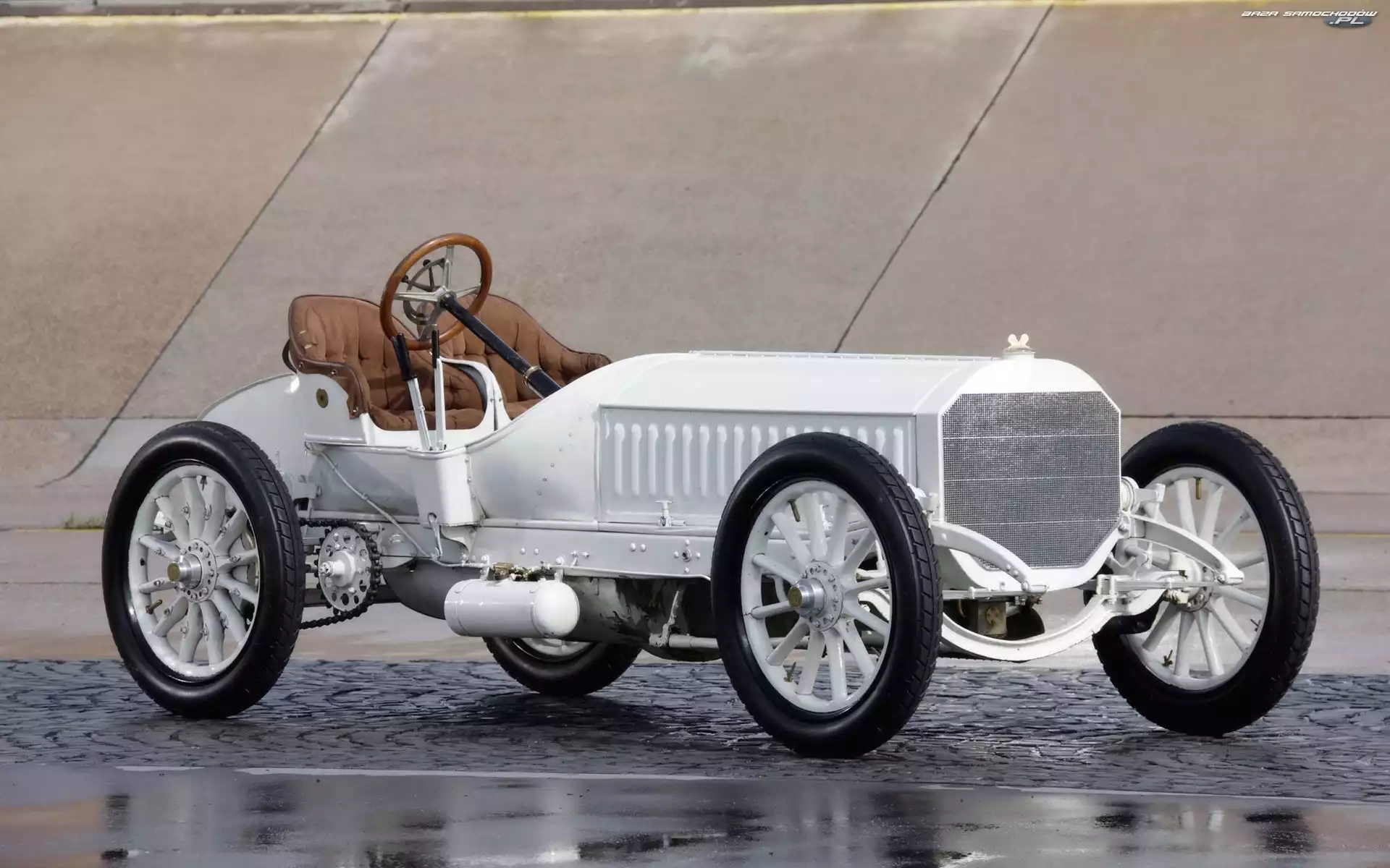 Mercedes 120 Hp, 1906 Rok, Biały, Klasyk