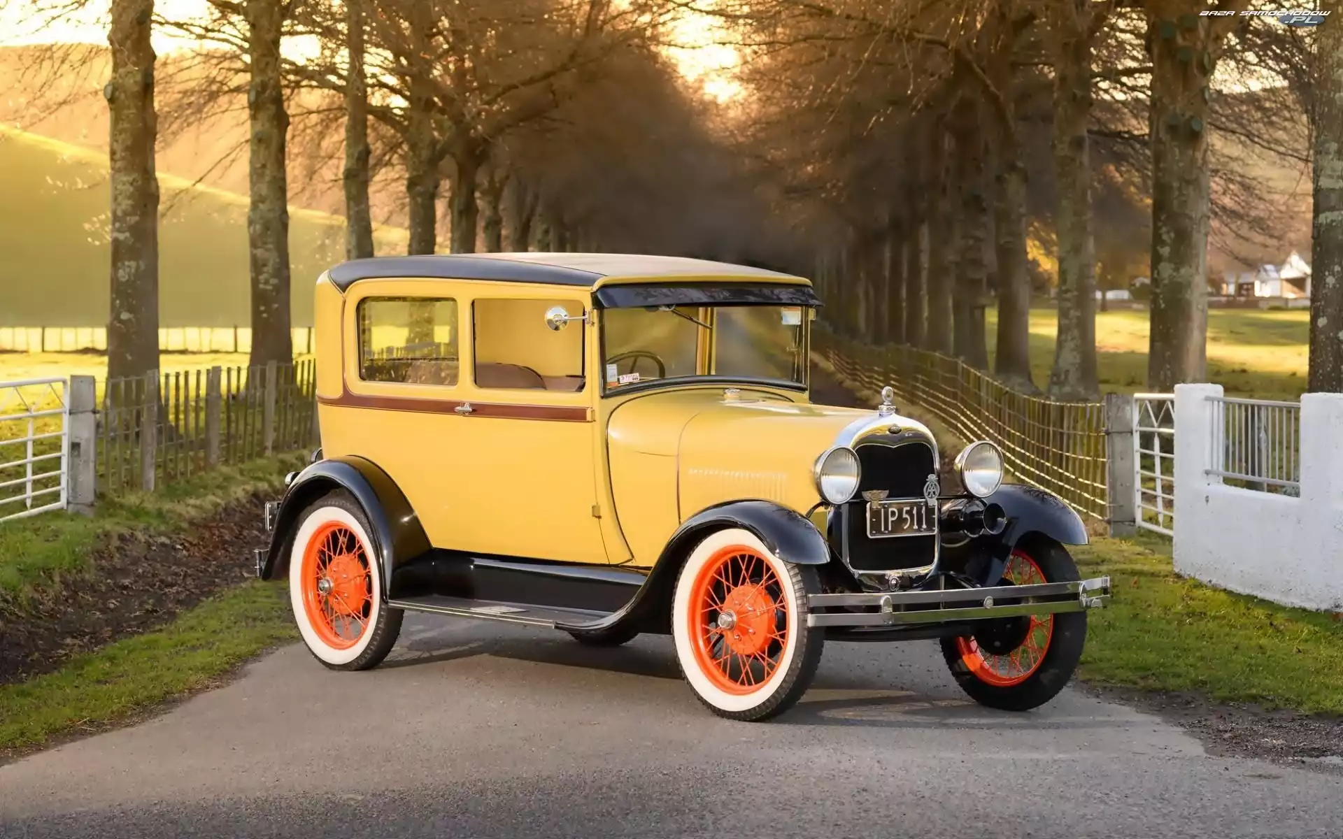 1928, Ford, Retro, Klasyczne, Tudor