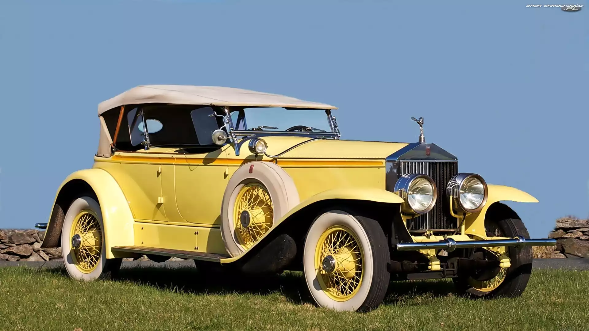 1929, Phantom, Zabytkowy, Samochód, Rolls-Royce