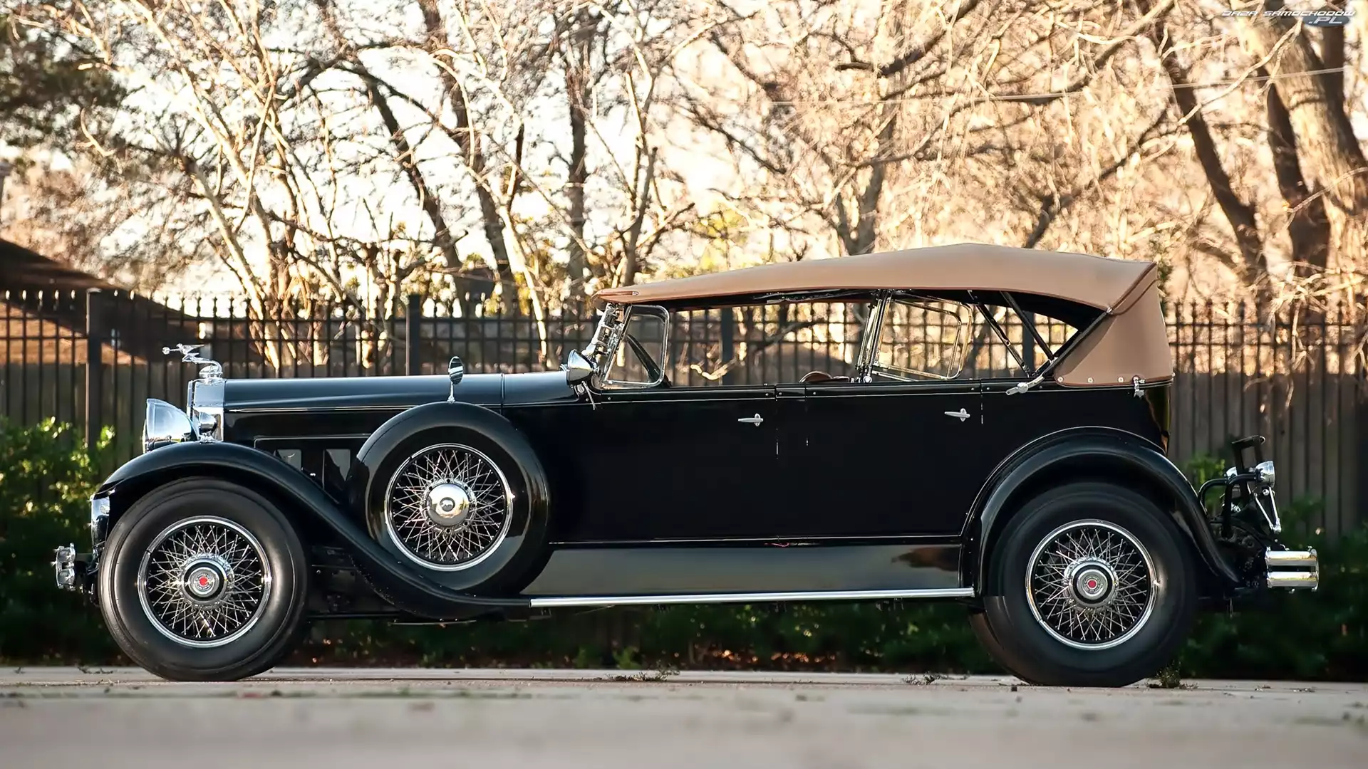 1930, Deluxe, Zabytkowy, Samochód, Packard