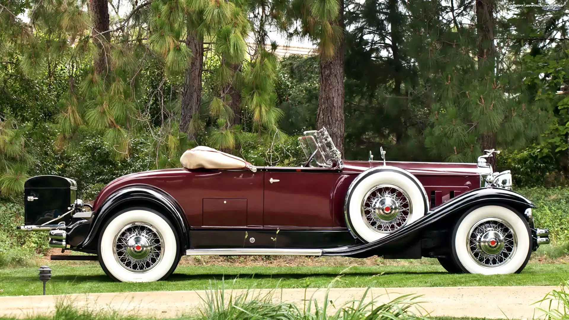1931, Deluxe, Zabytkowy, Samochód, Packard