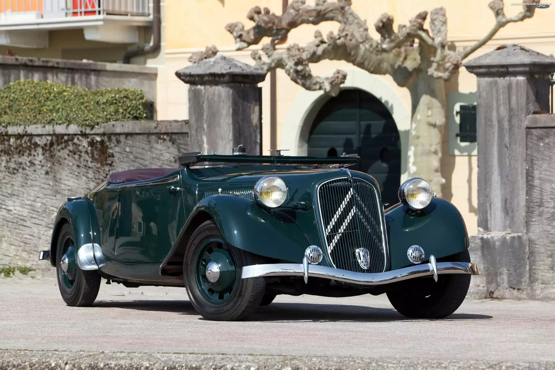 1939, Zabytkowy, Citroen 15 CV Roadster