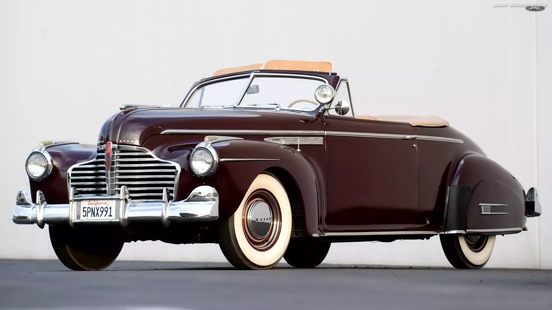 1941, Zabytkowy, Buick Convertible