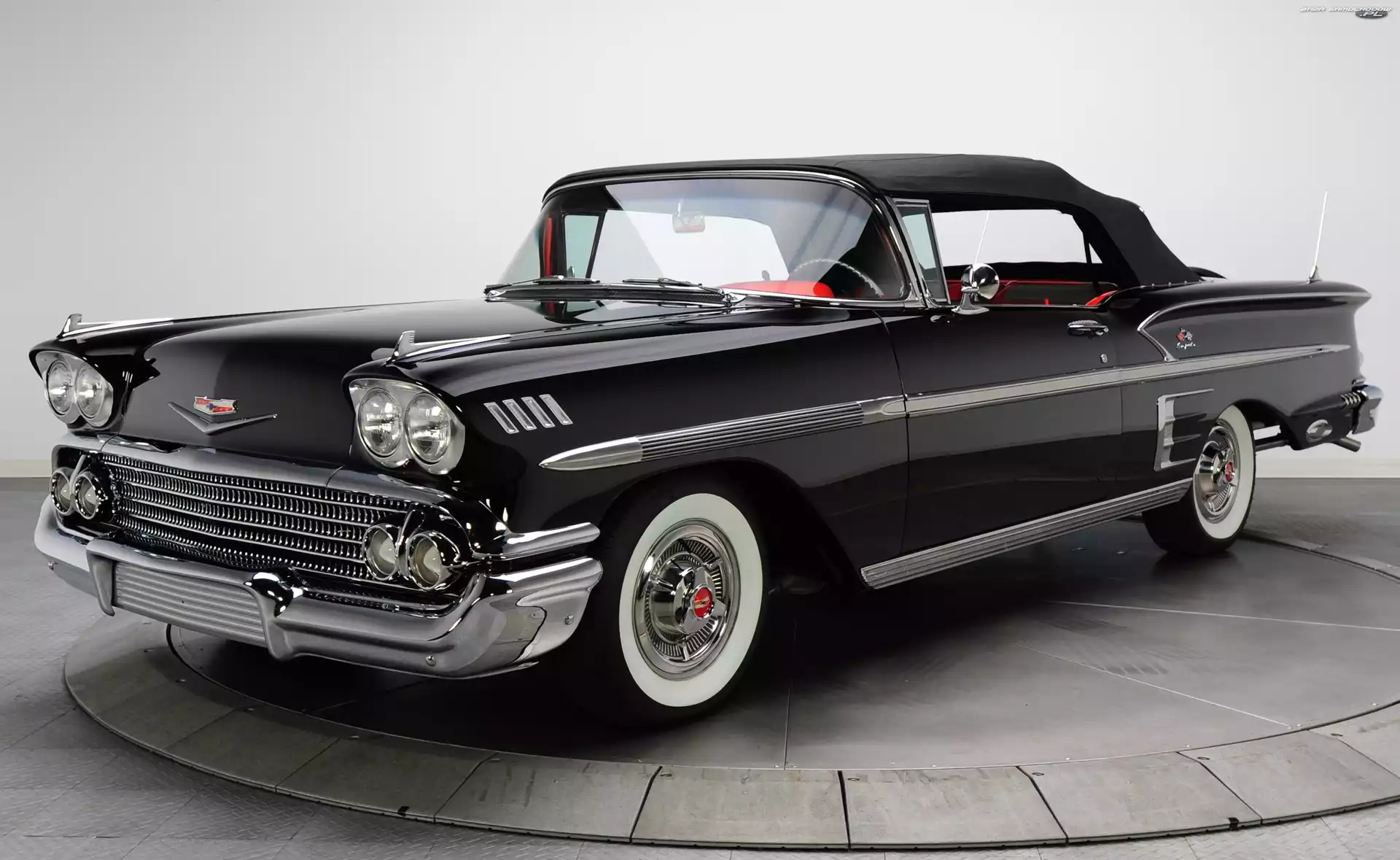1958, Zabytkowy, Chevrolet Impala