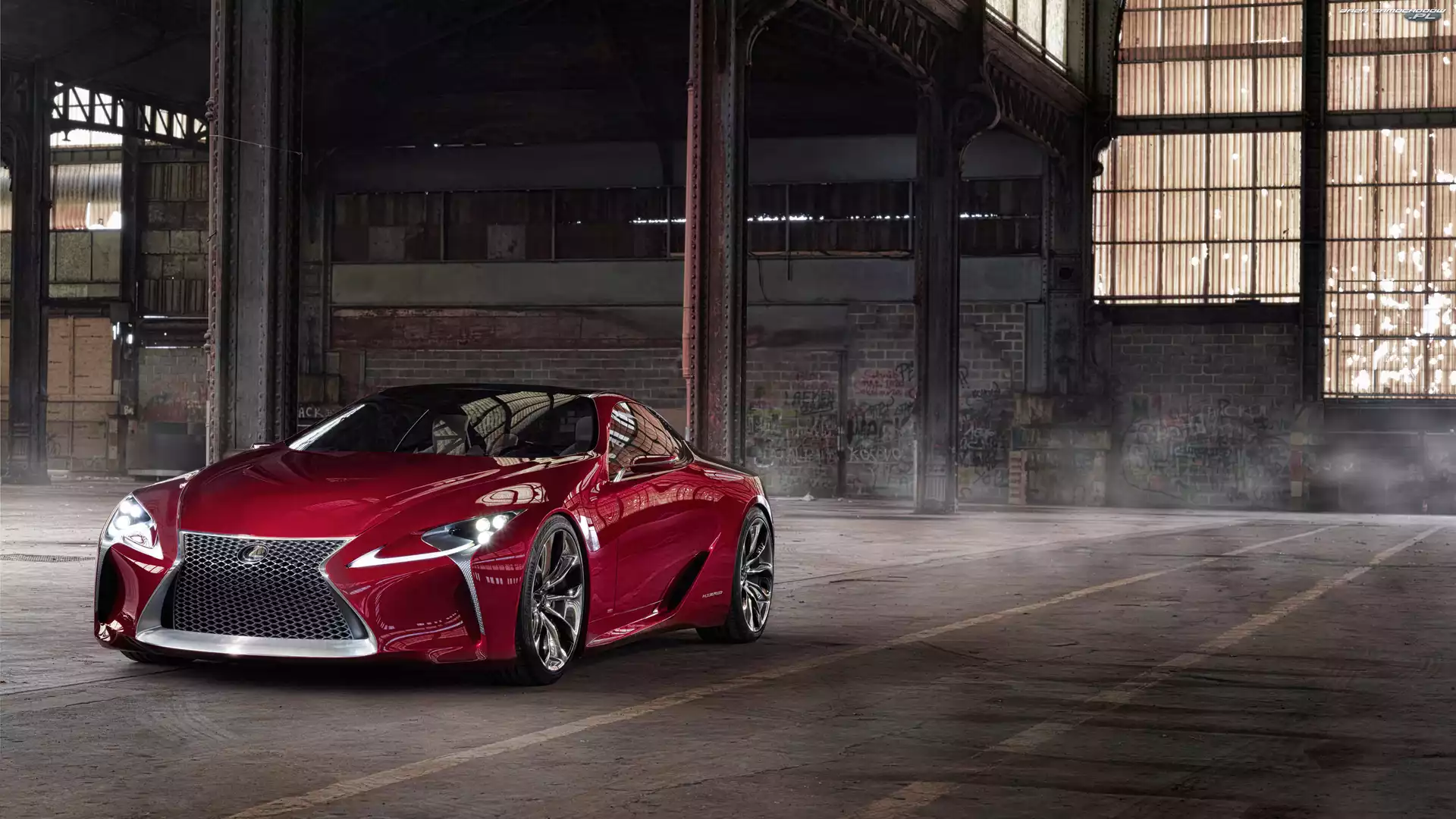 2012, Czerwony, Lexus LF-LC Concept