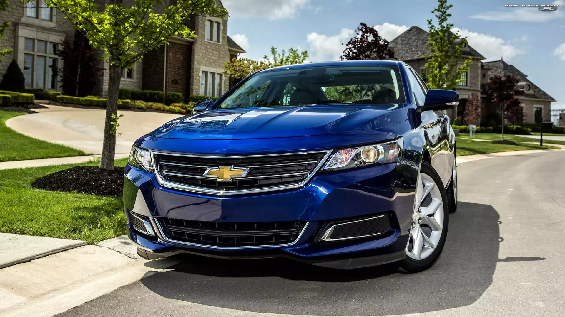 2013, Niebieski, Chevrolet Impala LT