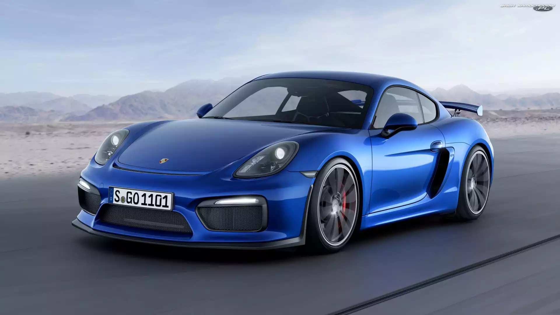 2015, Niebieskie, Porsche Cayman GT4