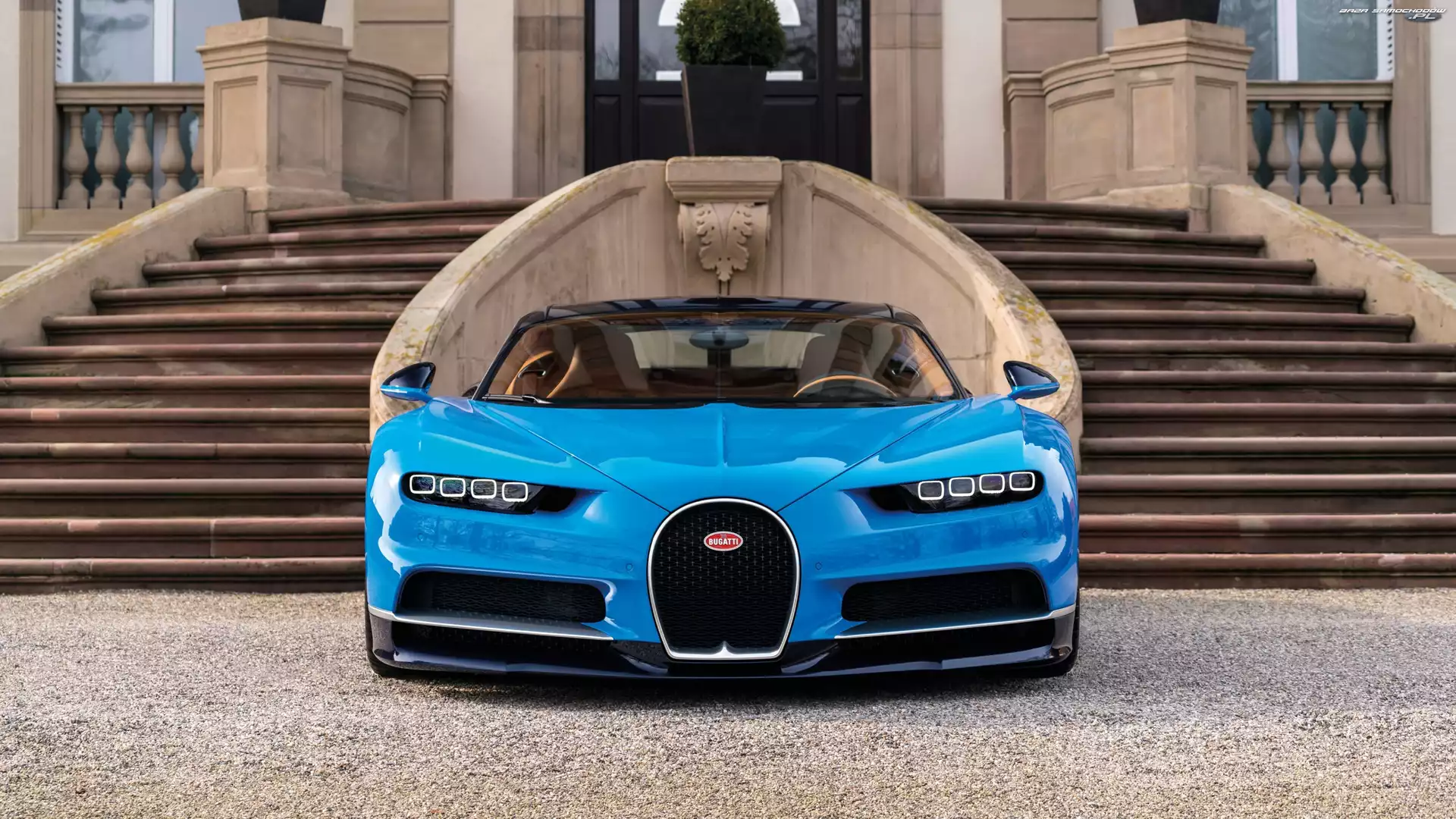 2016, Niebieski, Bugatti Chiron