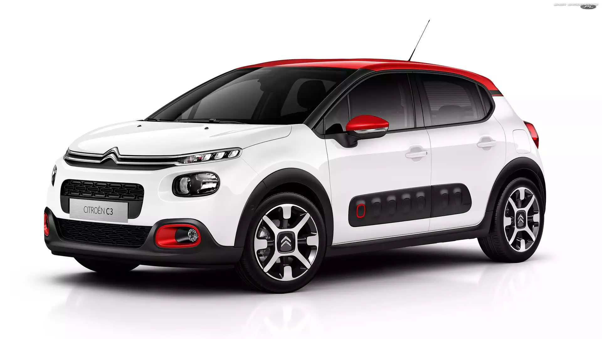 2016, Biały, Citroen C3