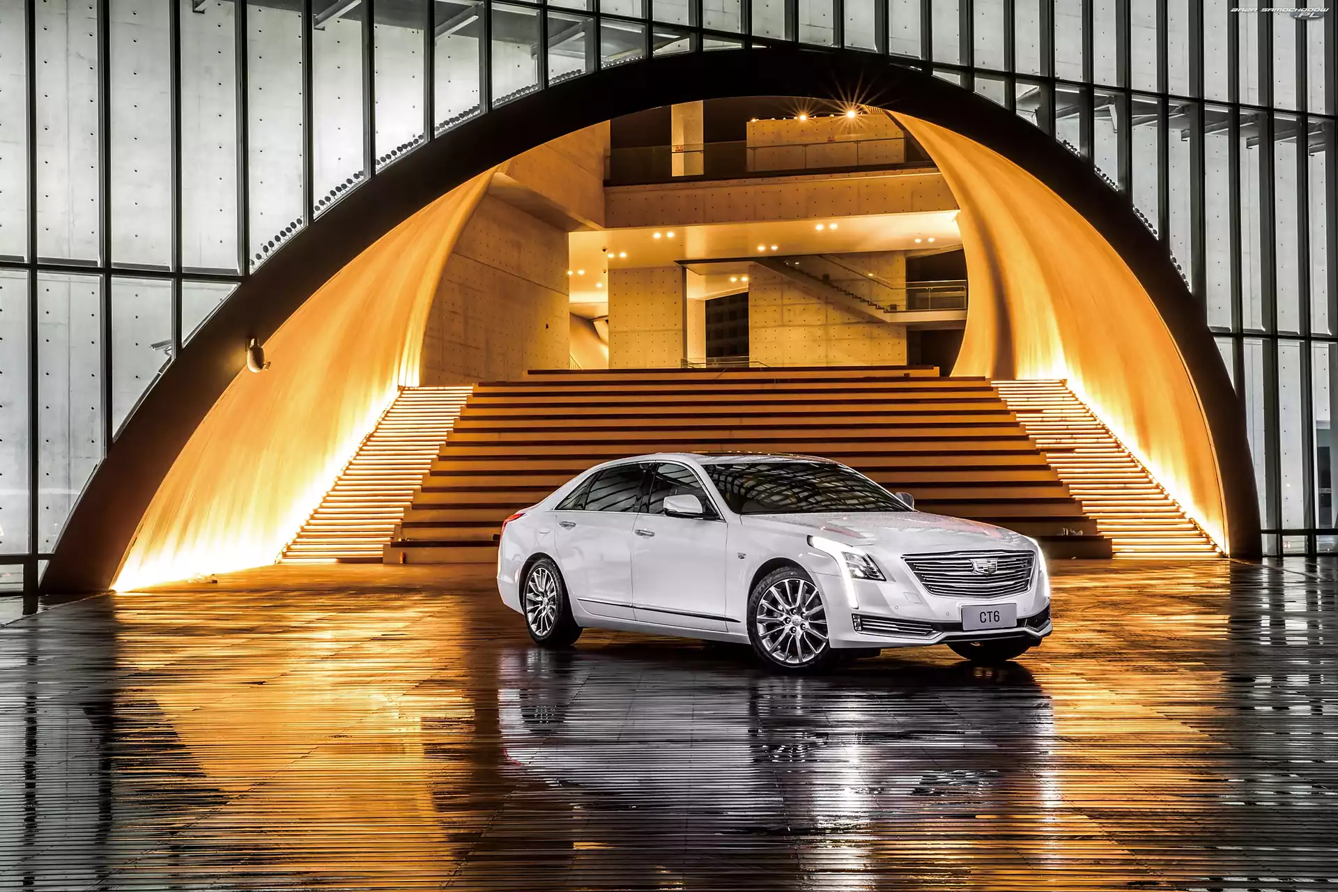 2016, Schody, Cadillac CT6 Sedan, Wejście