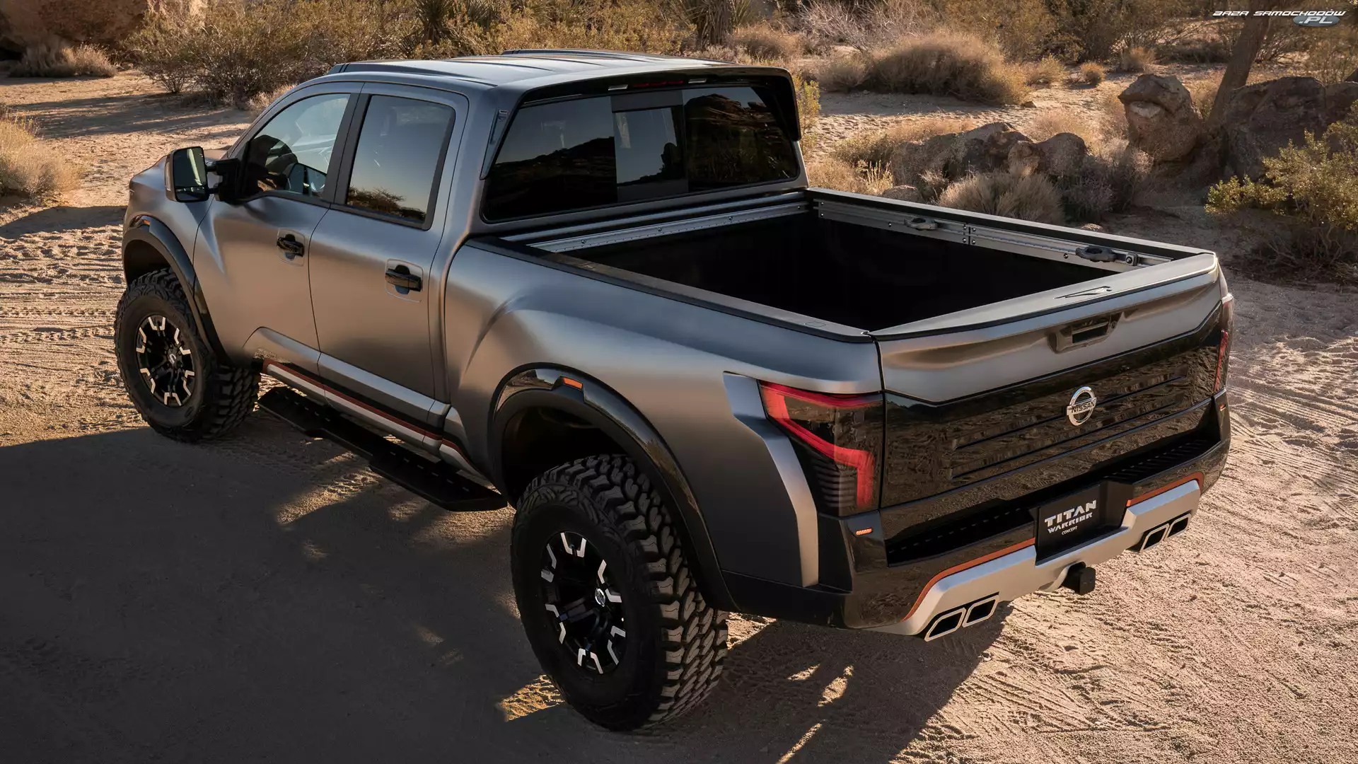 2016, Nissan Titan Warrior, Tył