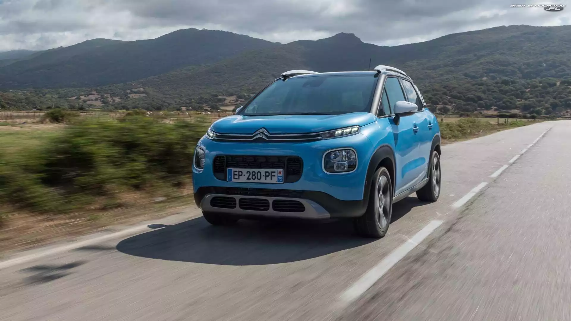 2017, Niebieski, Citroen C3 Aircross
