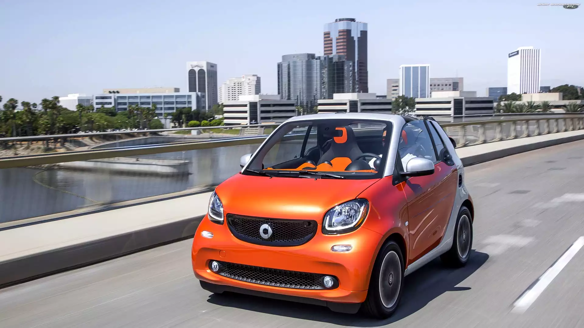 2017, Wieżowce, Smart Fortwo Cabrio, Ulica