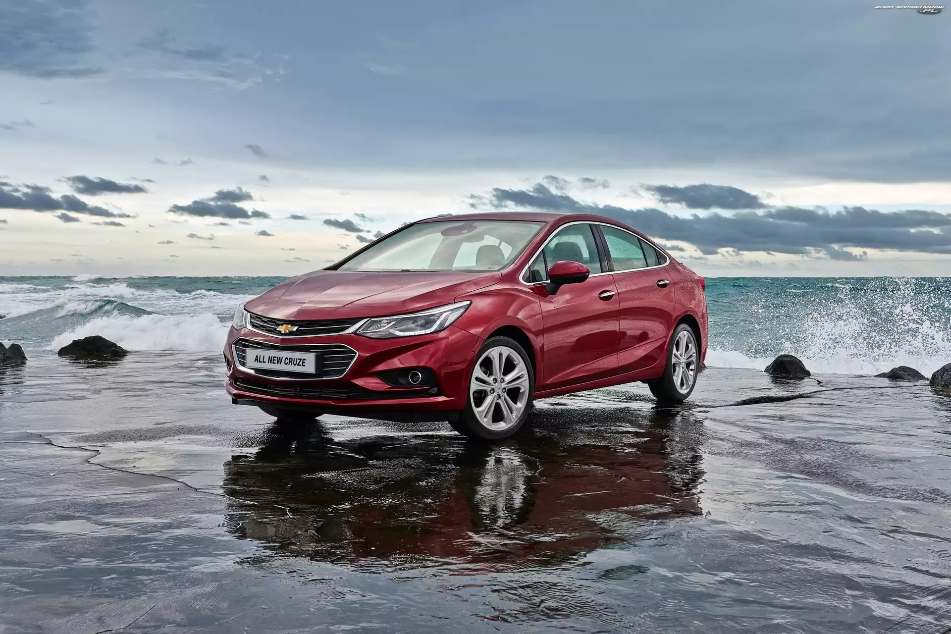 2017, Czerwony, Chevrolet Cruze