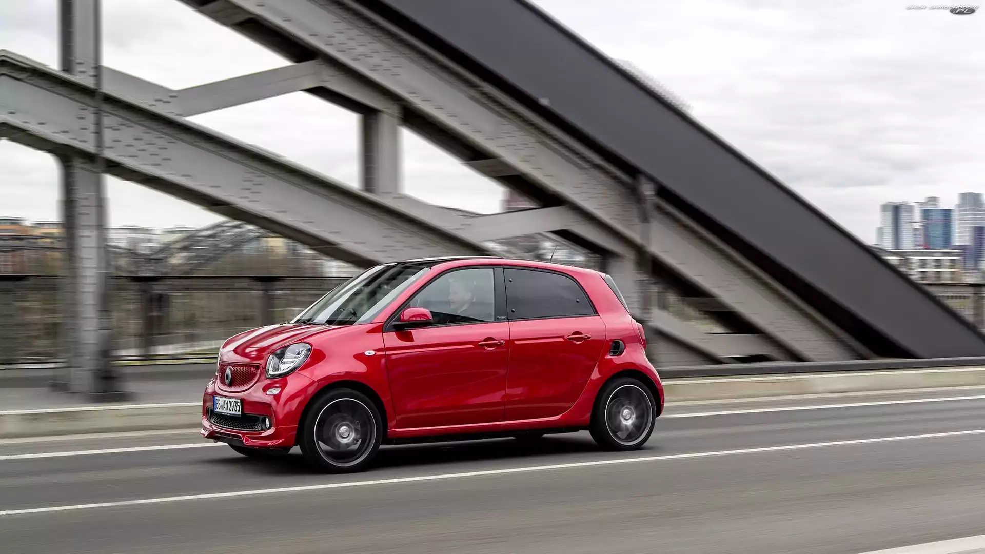 2017, Czerwony, Smart Forfour Brabus