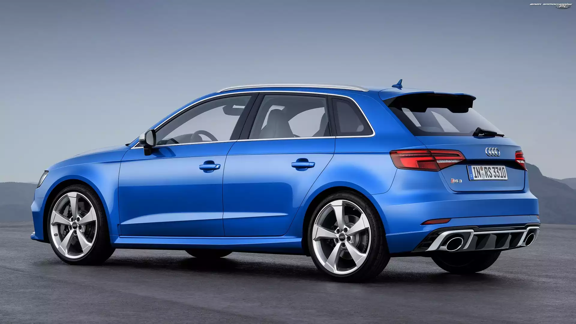 2017, Niebieskie, Audi RS3 Sportback