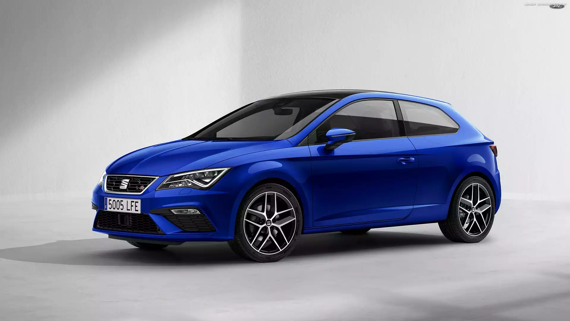 2017, Niebieski, Seat Leon