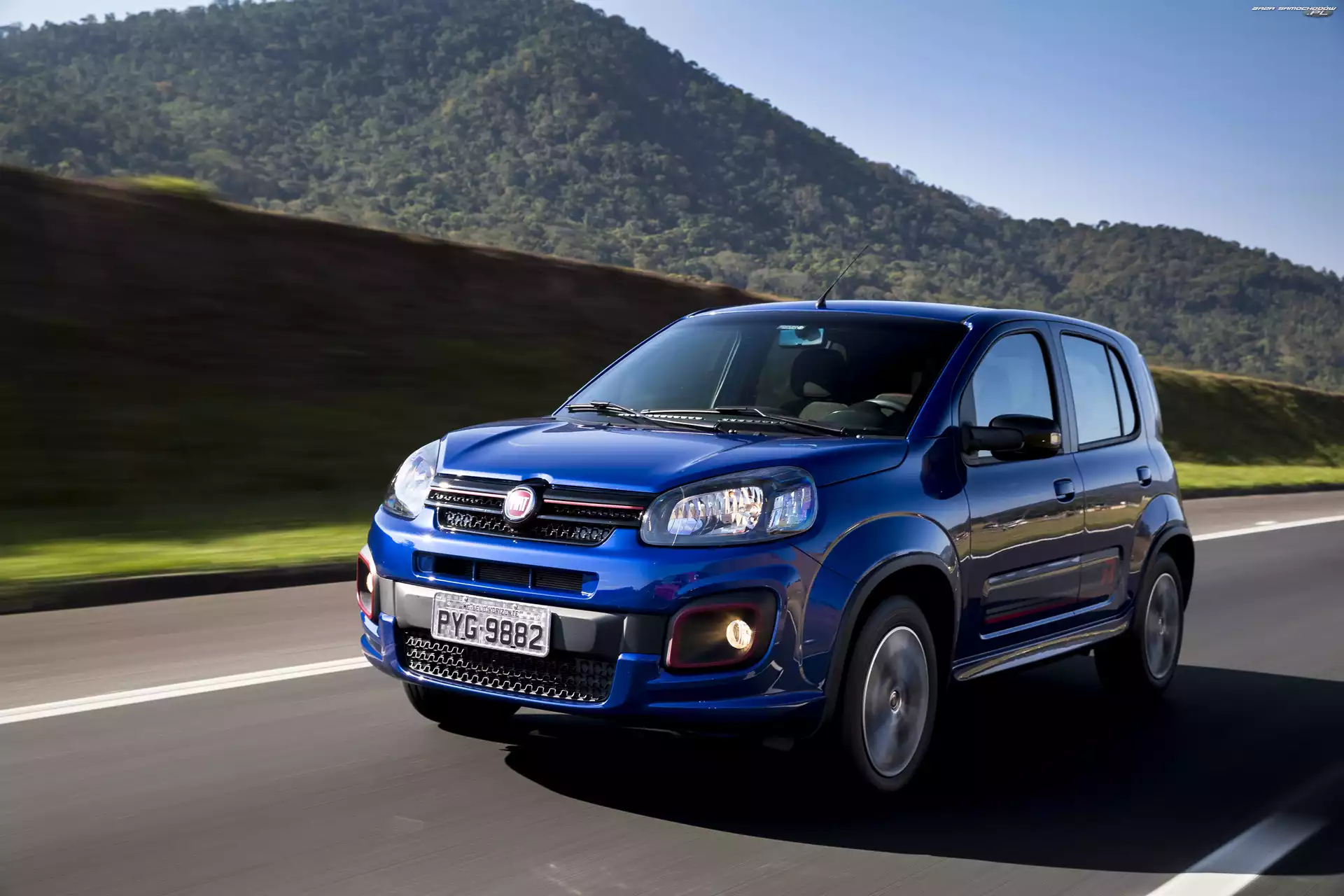 2017, Niebieski, Fiat Uno Sporting