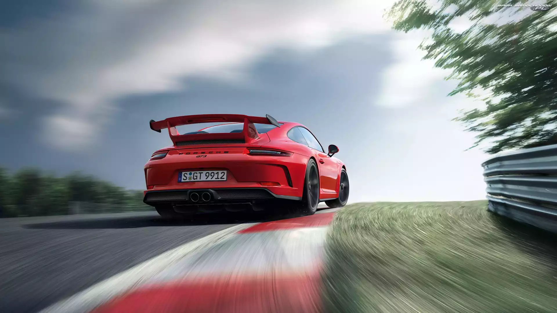 2018, Czerwone, Porsche 911 GT3