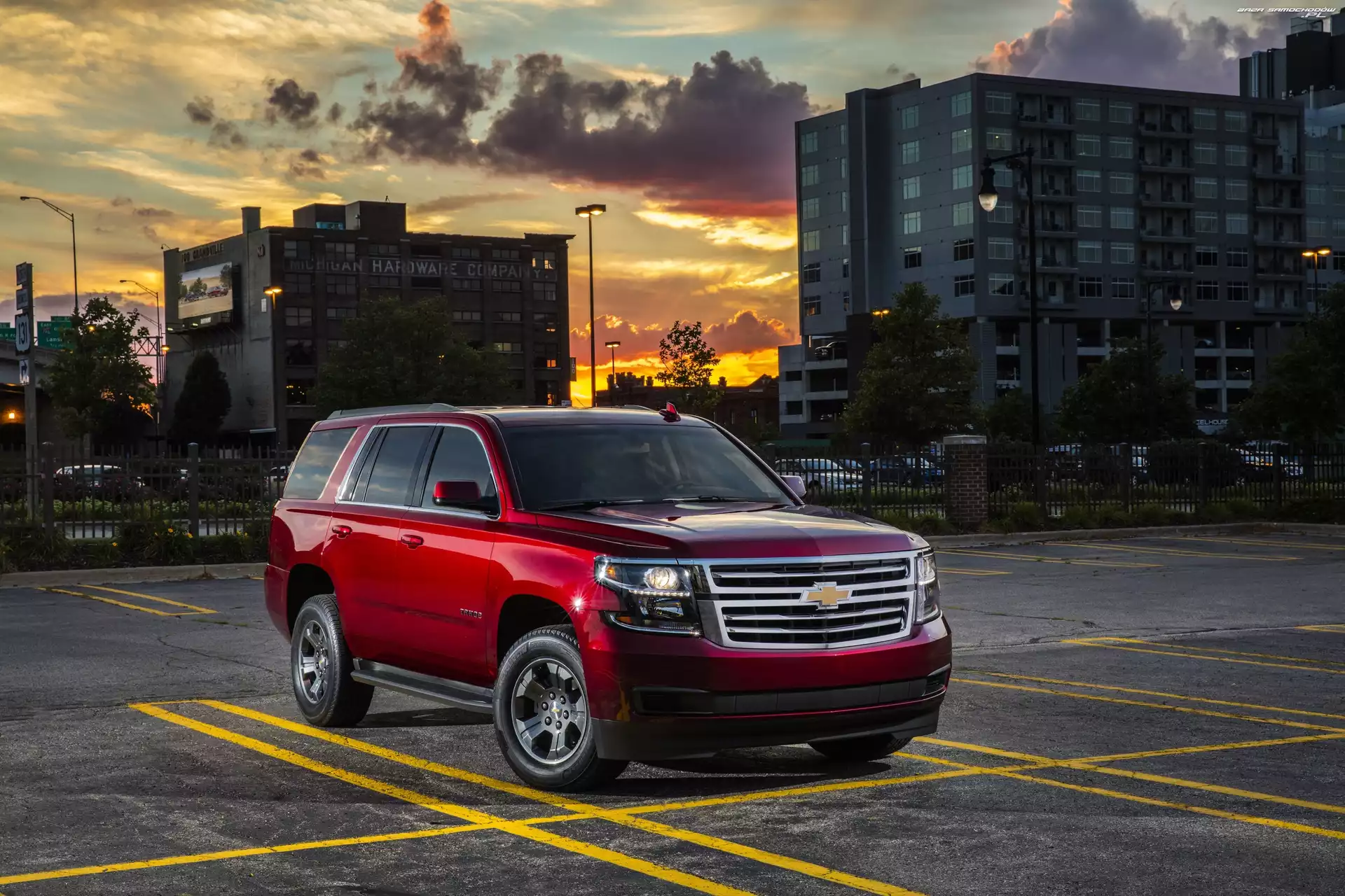 2018, Czerwony, Chevrolet Tahoe