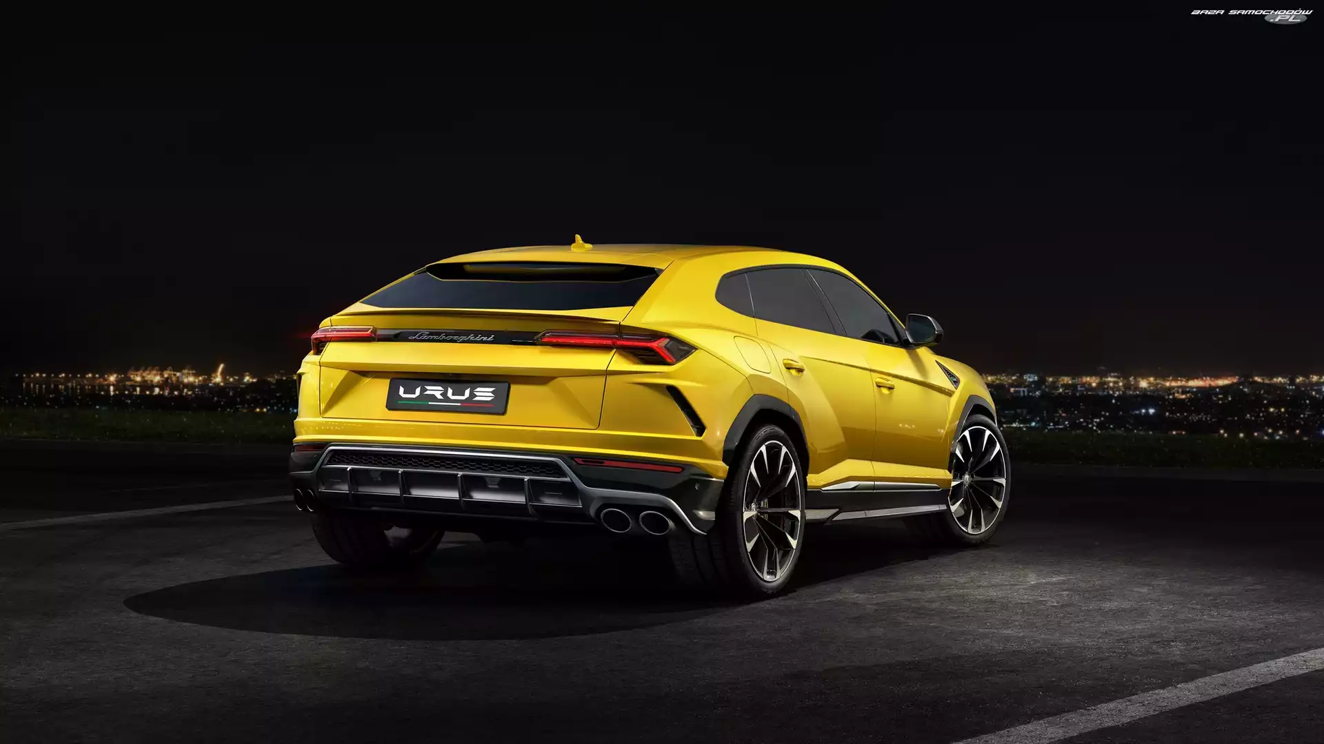 2018, Żółty, Lamborghini Urus