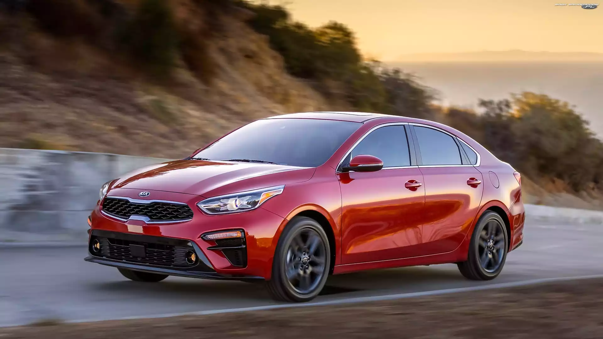 2019, Czerwona, Kia Forte