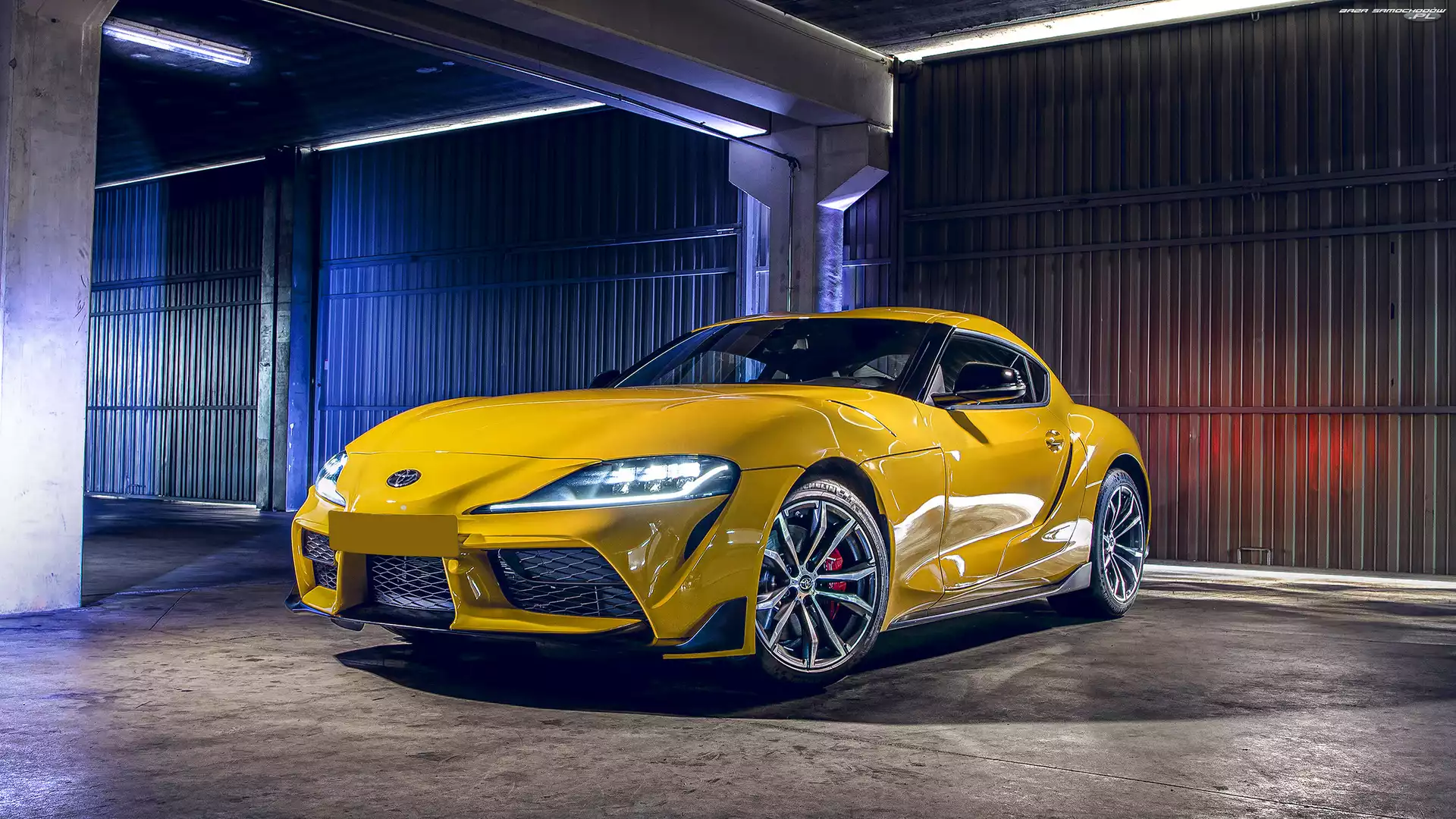 2020, Żółta, Toyota Supra