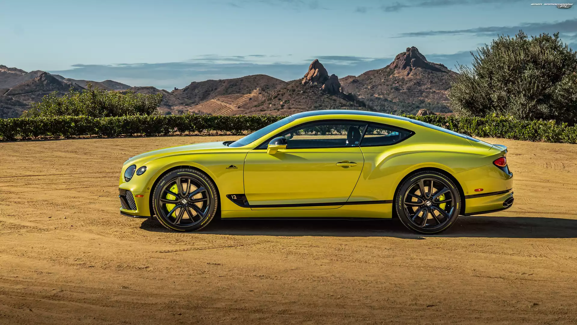 2021, Żółty, Bentley Continental GT