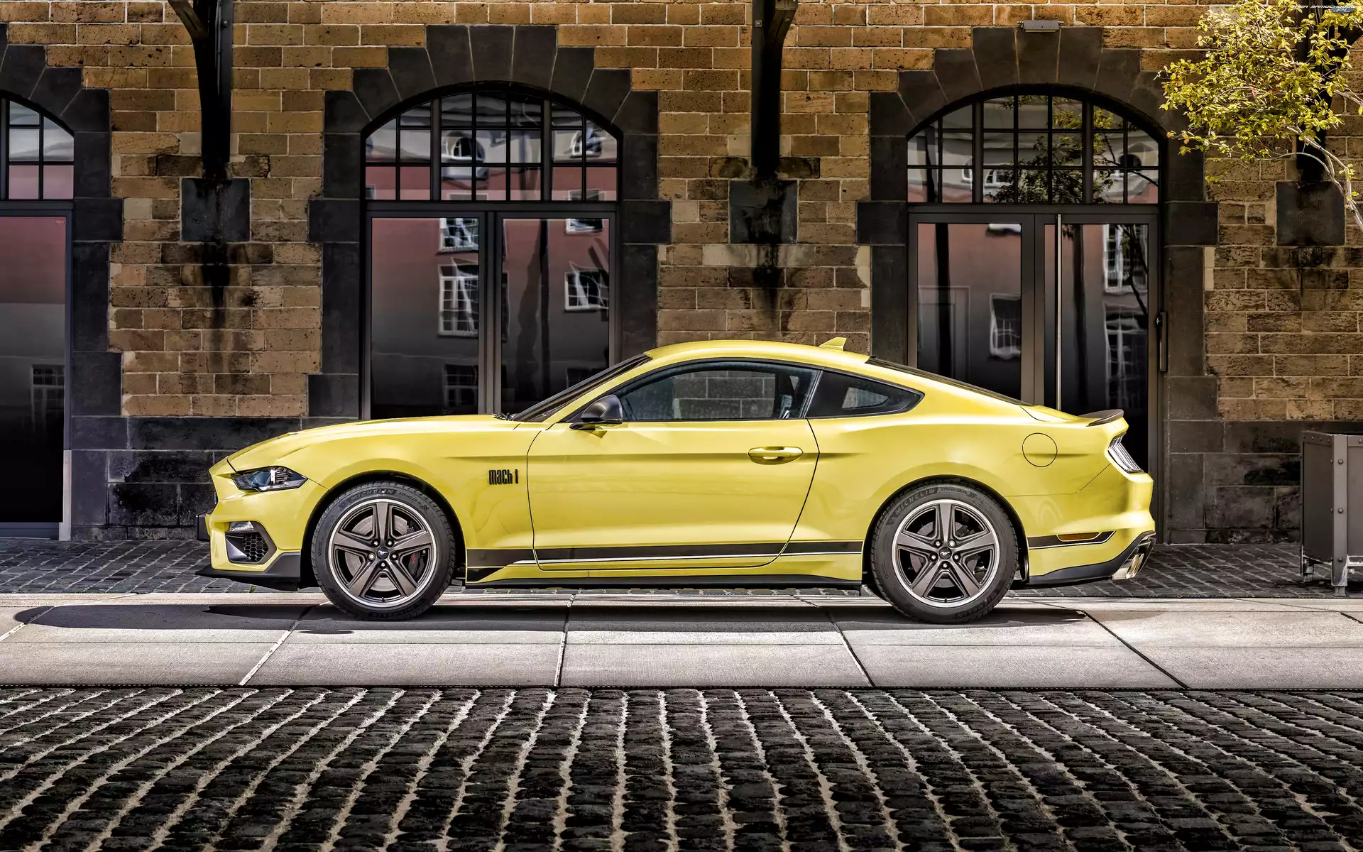 2021, Żółty, Ford Mustang Mach 1