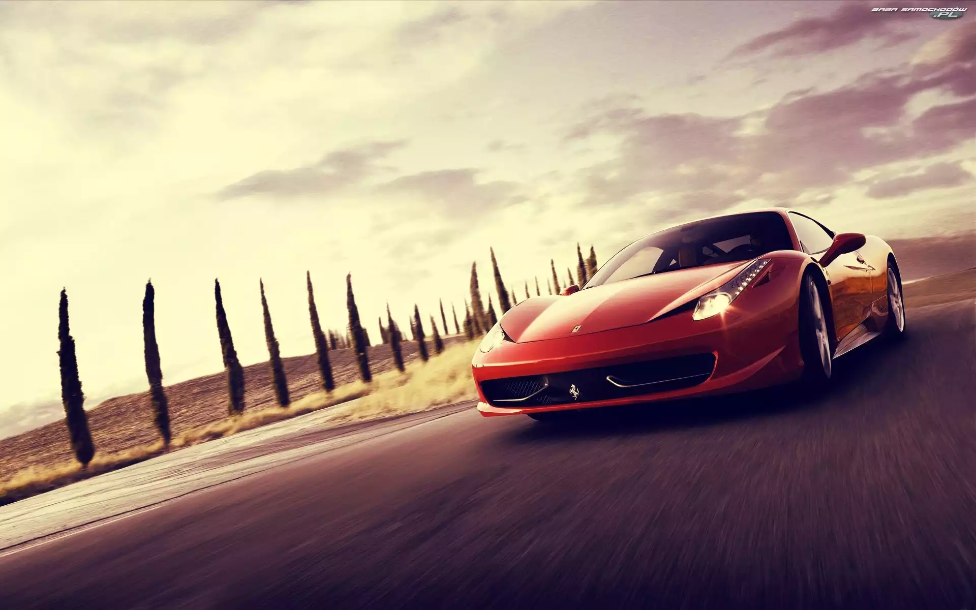458 Italia, Czerwone, Ferrari