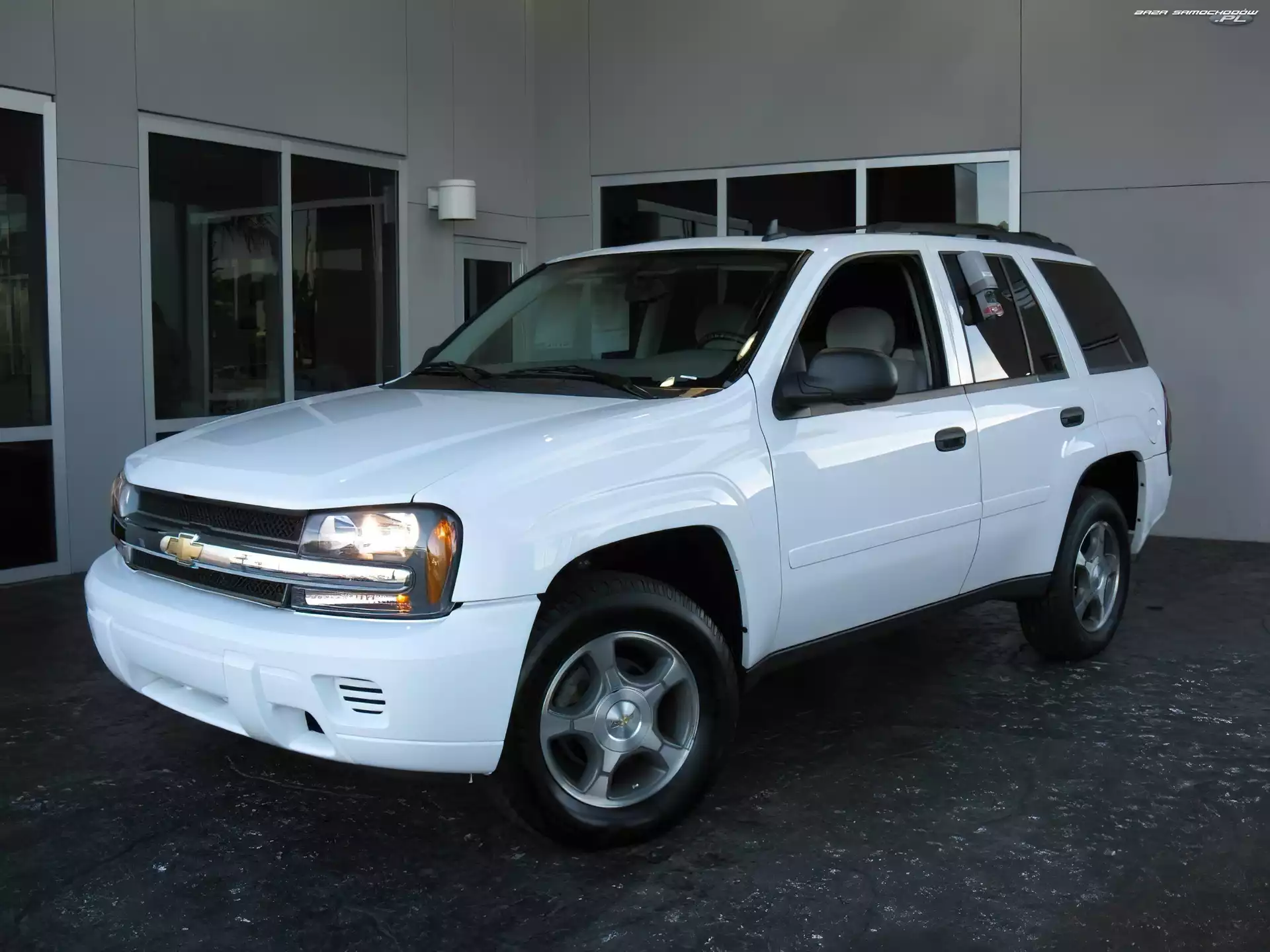 4x4, Biały, Chevrolet Trialblazer