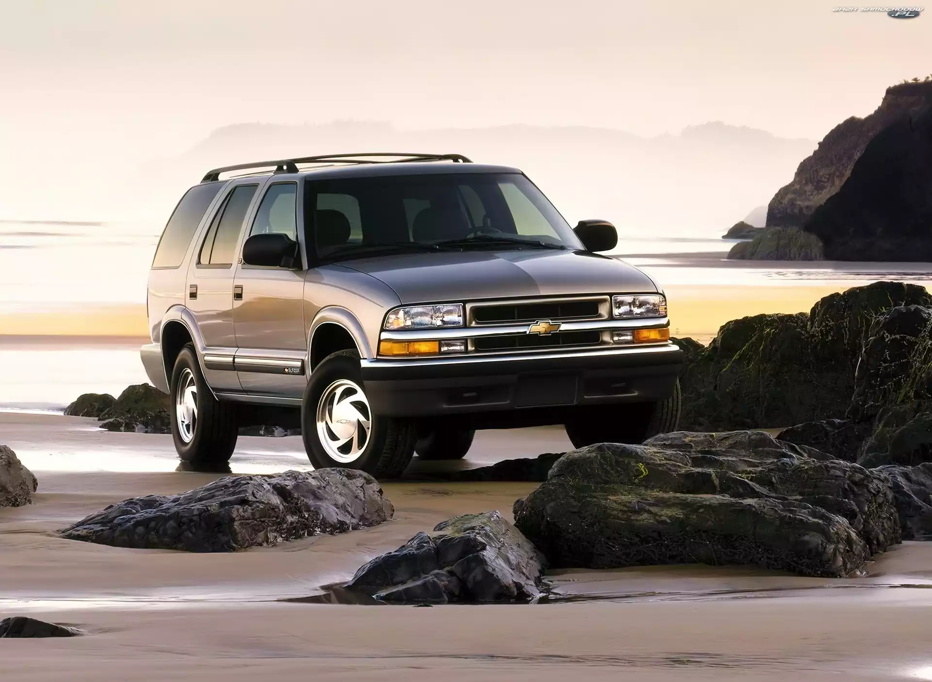 4x4, Brązowy, Chevrolet Blazer