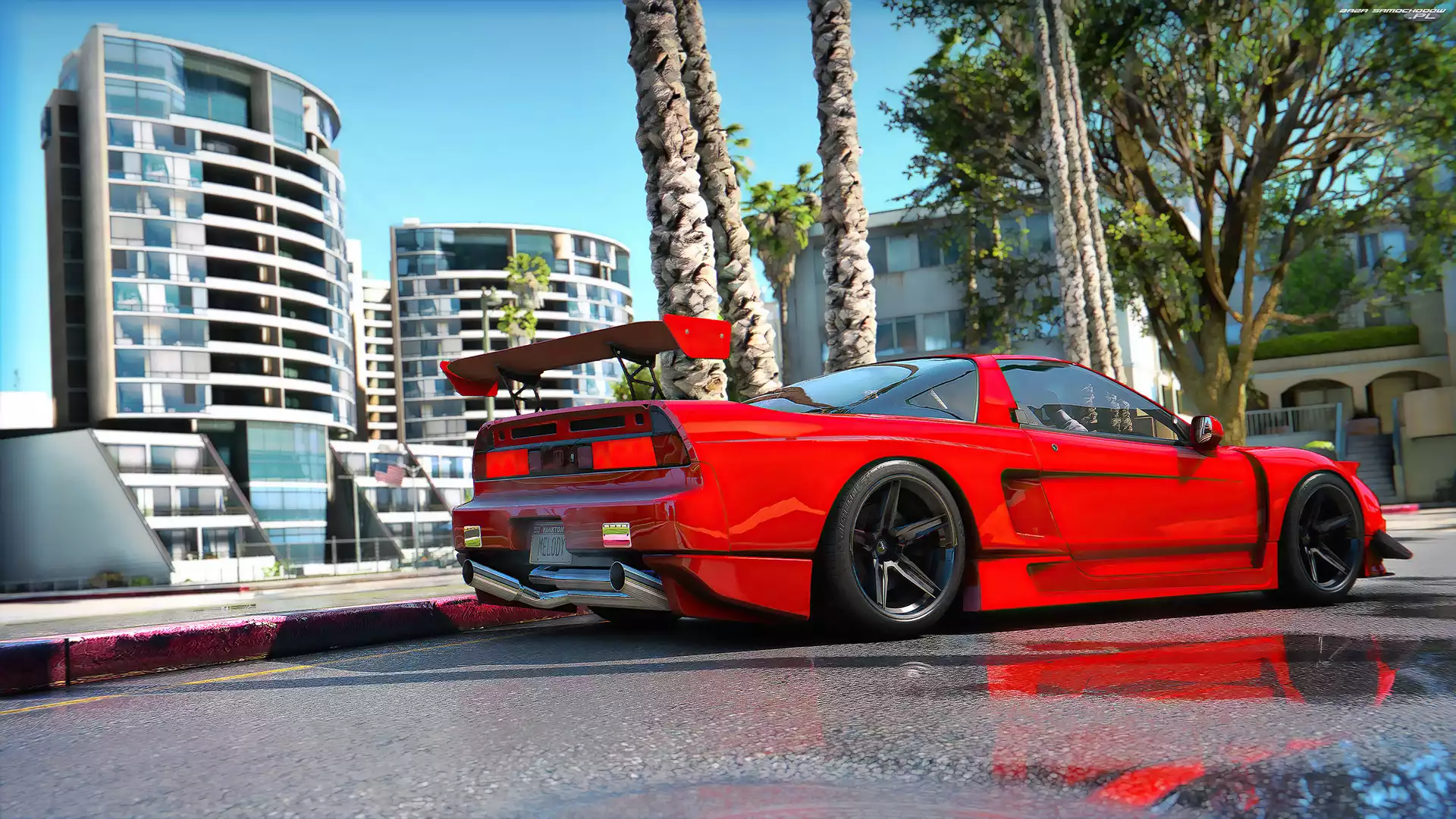 Gta 5, Czerwona, Honda NSX
