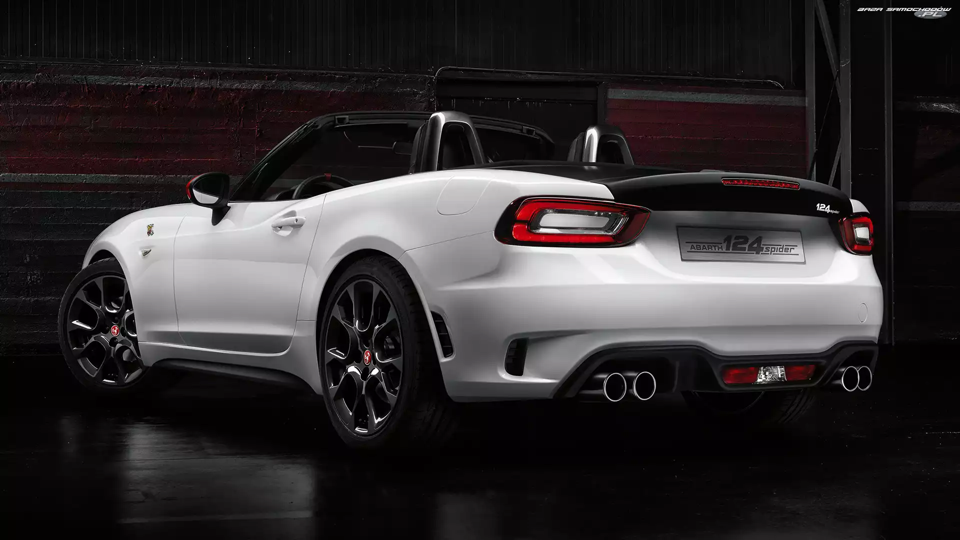 Abarth 124 Spider, Tył