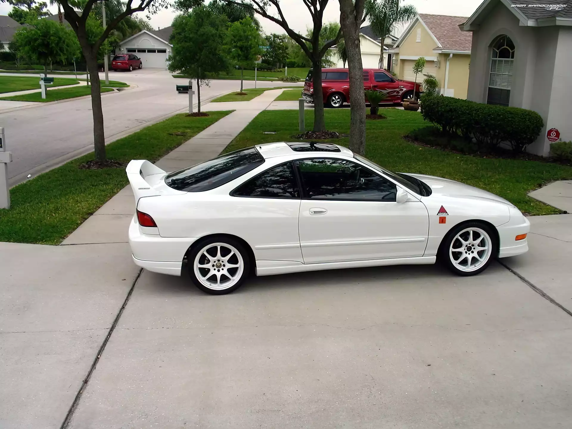 Acura Integra, Szyby, Biała, Przyciemnione