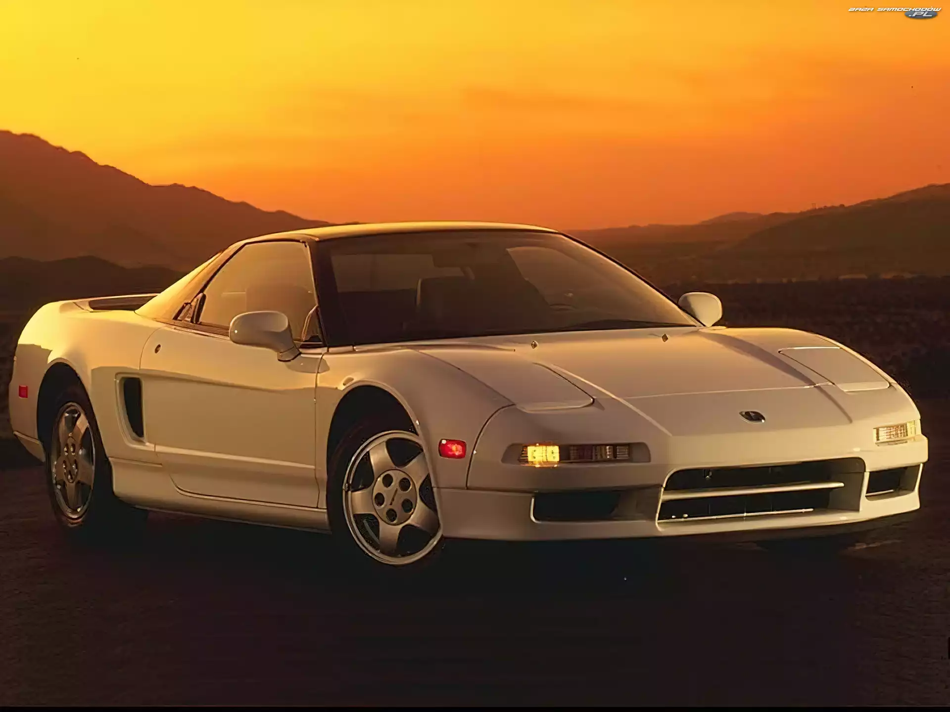 Acura NSX, Wygląd, Biała, Sportowy