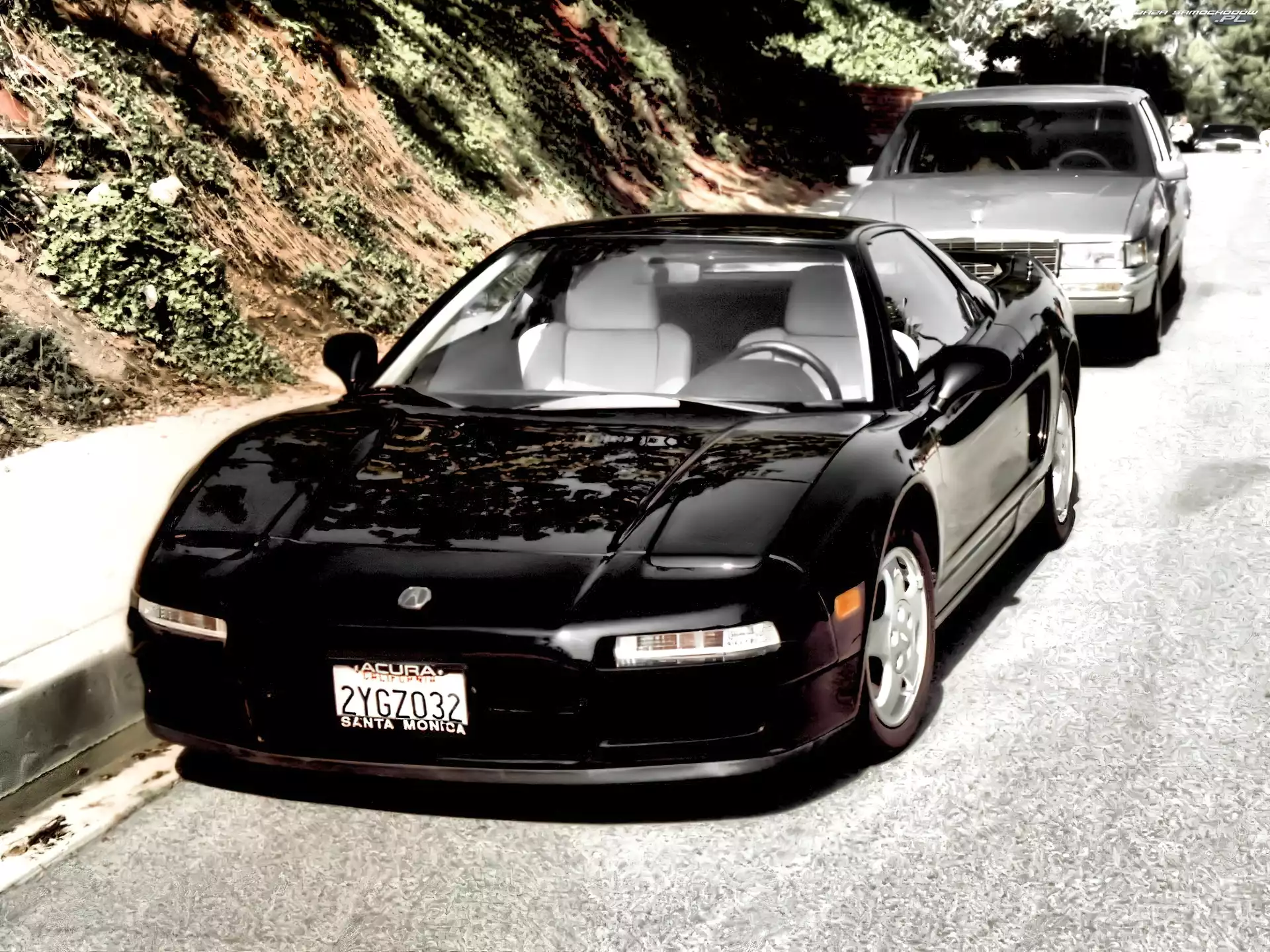 Czarna, Acura NSX, Kierunkowskaz, USA