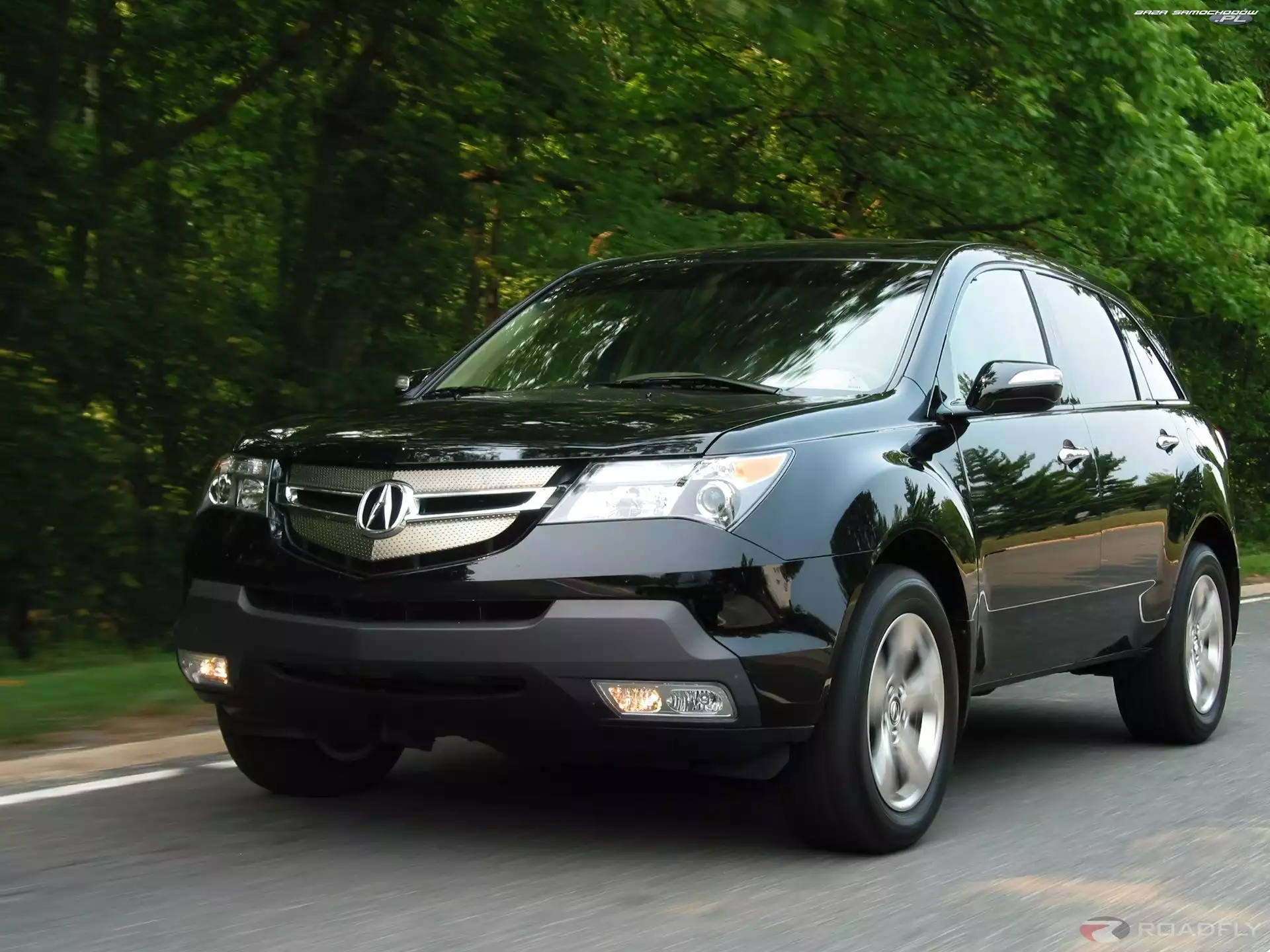 Czarna, Acura MDX, Trasa, Ruch
