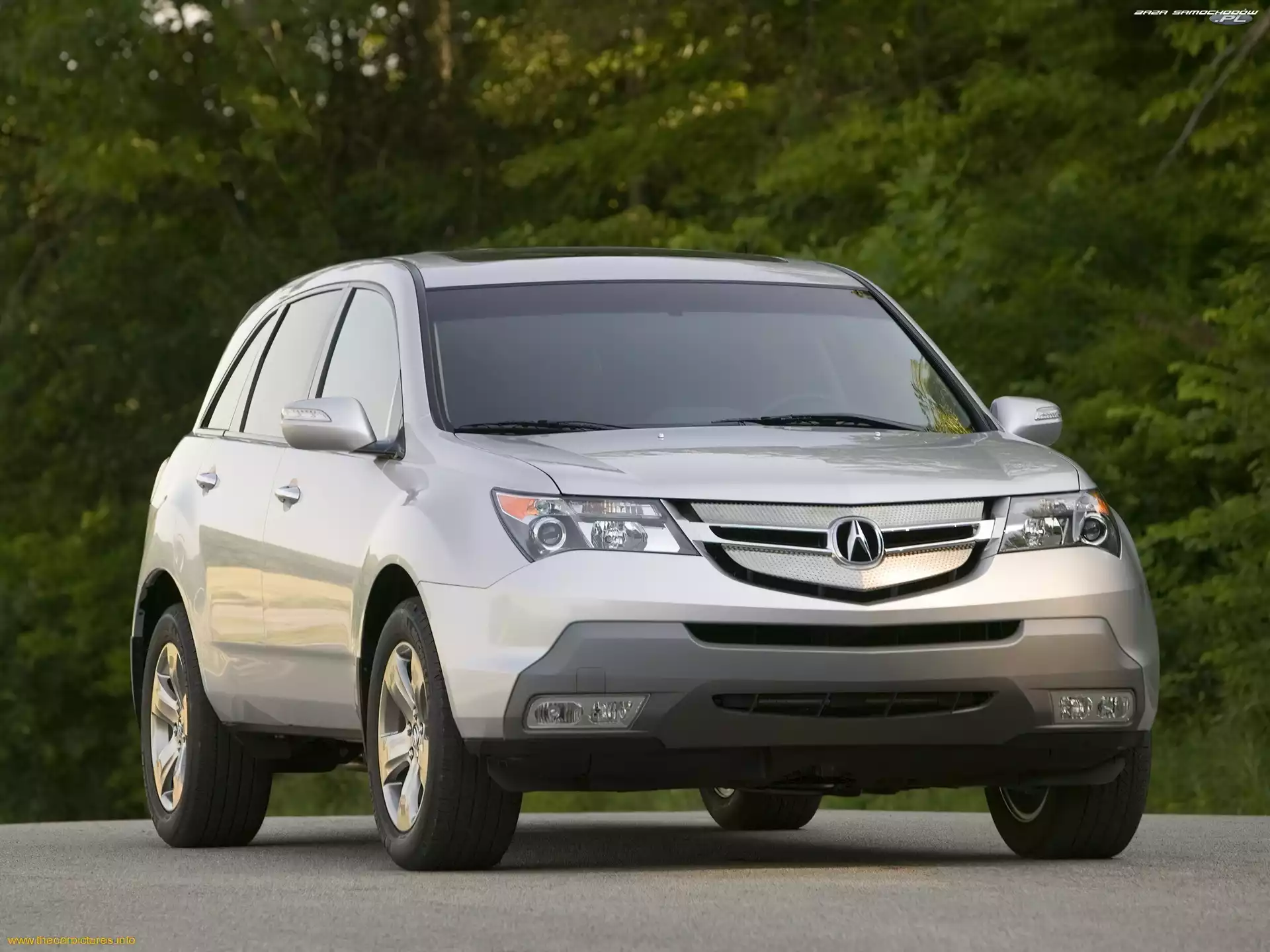Acura MDX, Halogeny, Przód, Atrapa