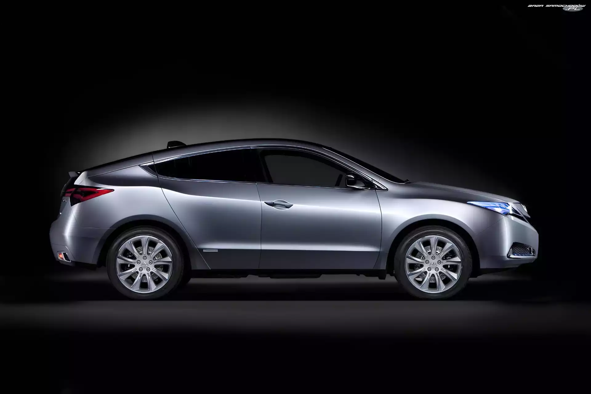 Srebrna, Acura ZDX, Bok, Prawy