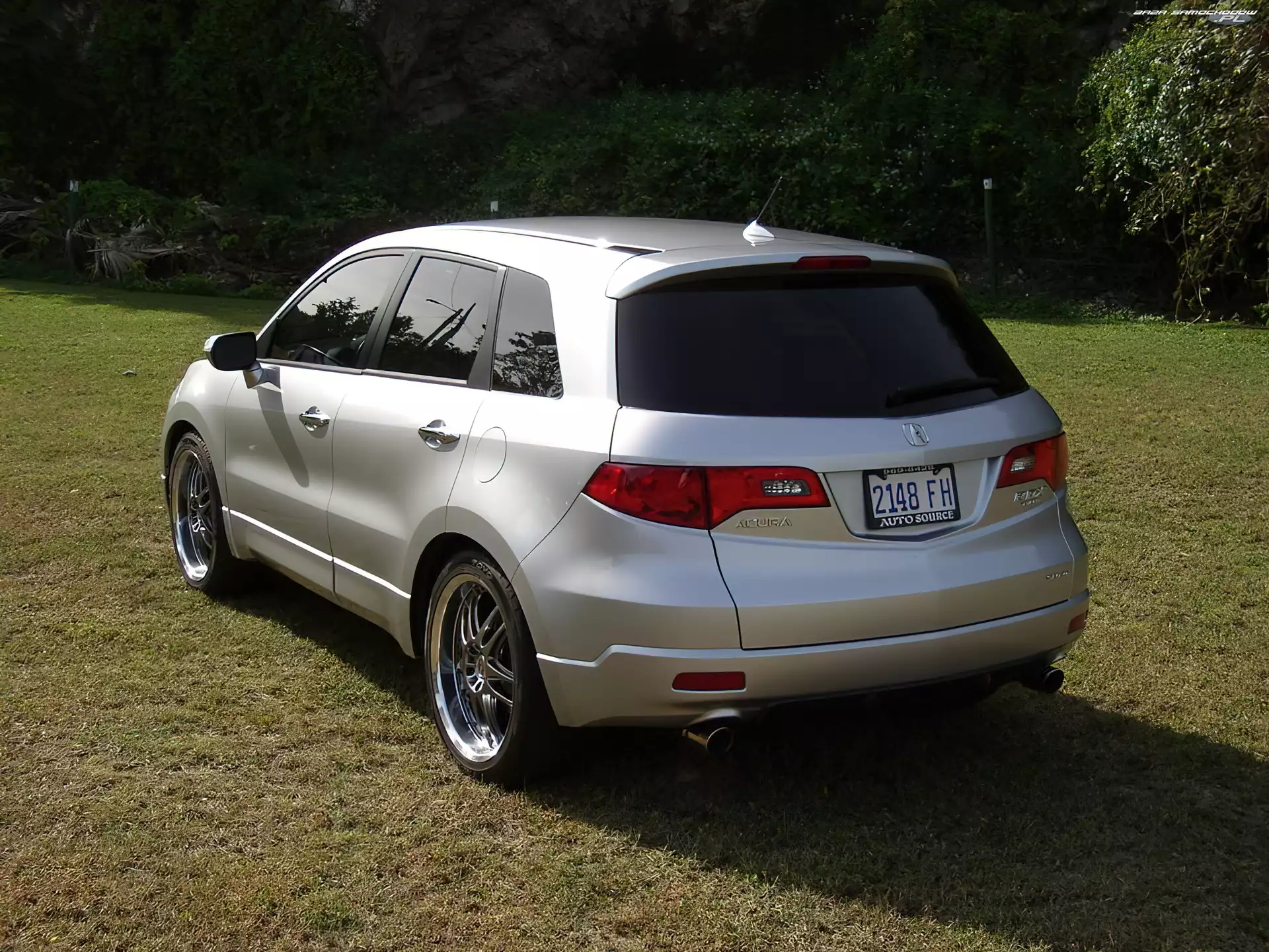 Acura RDX, Tył, Srebrna, Zdjęcie