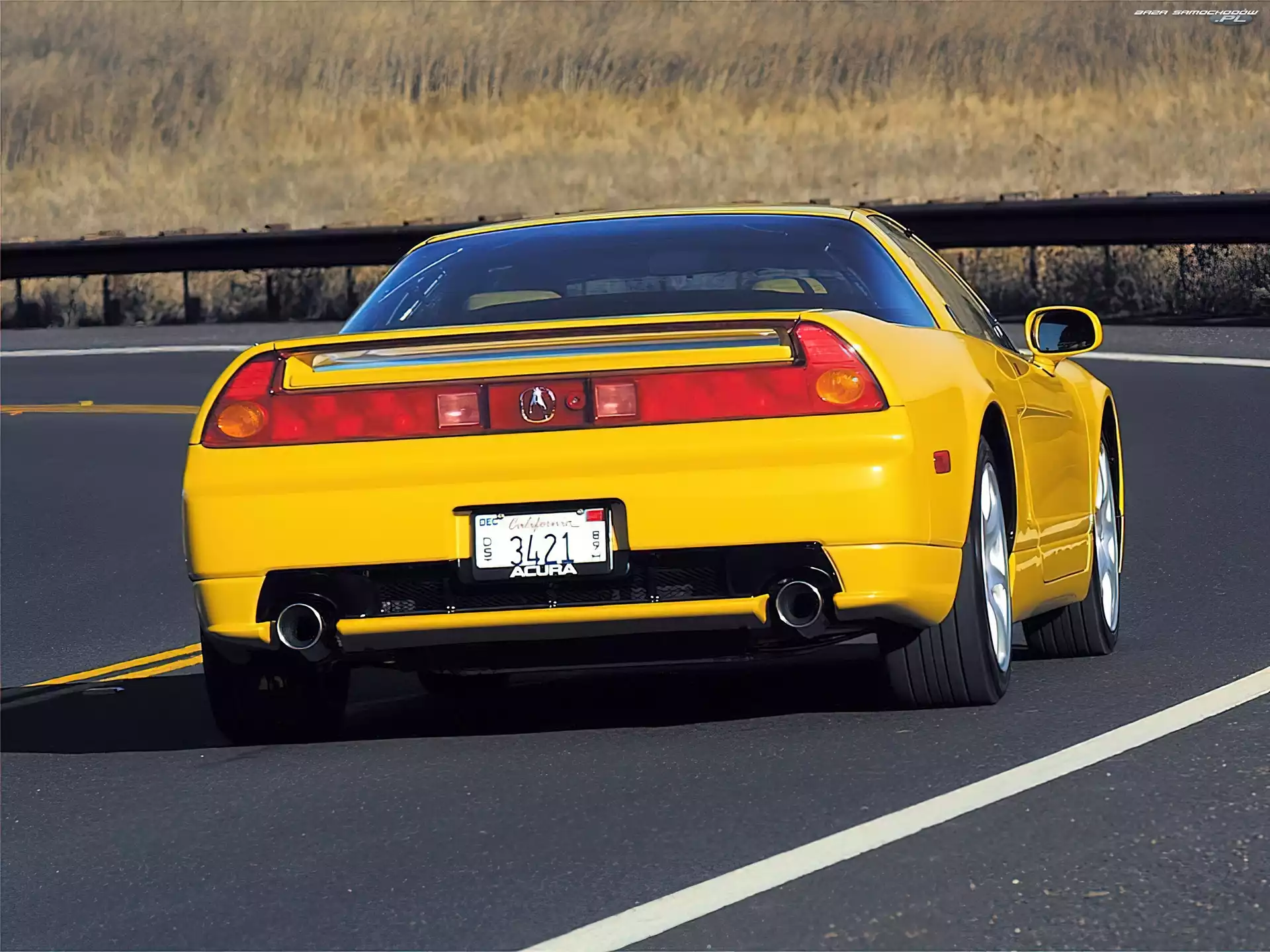 Acura NSX, Wydech, Tył, Sportowy