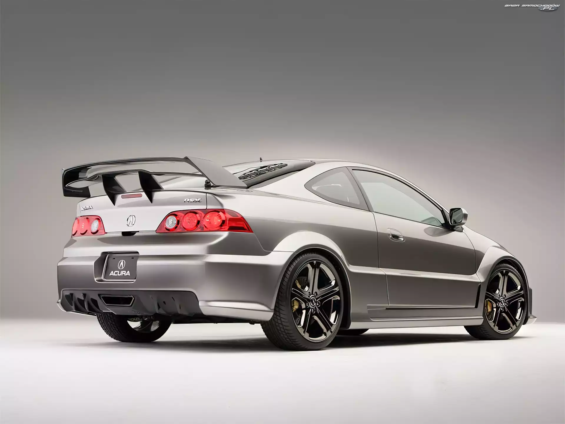 Acura RSX, Wydech, Tył, Spojler