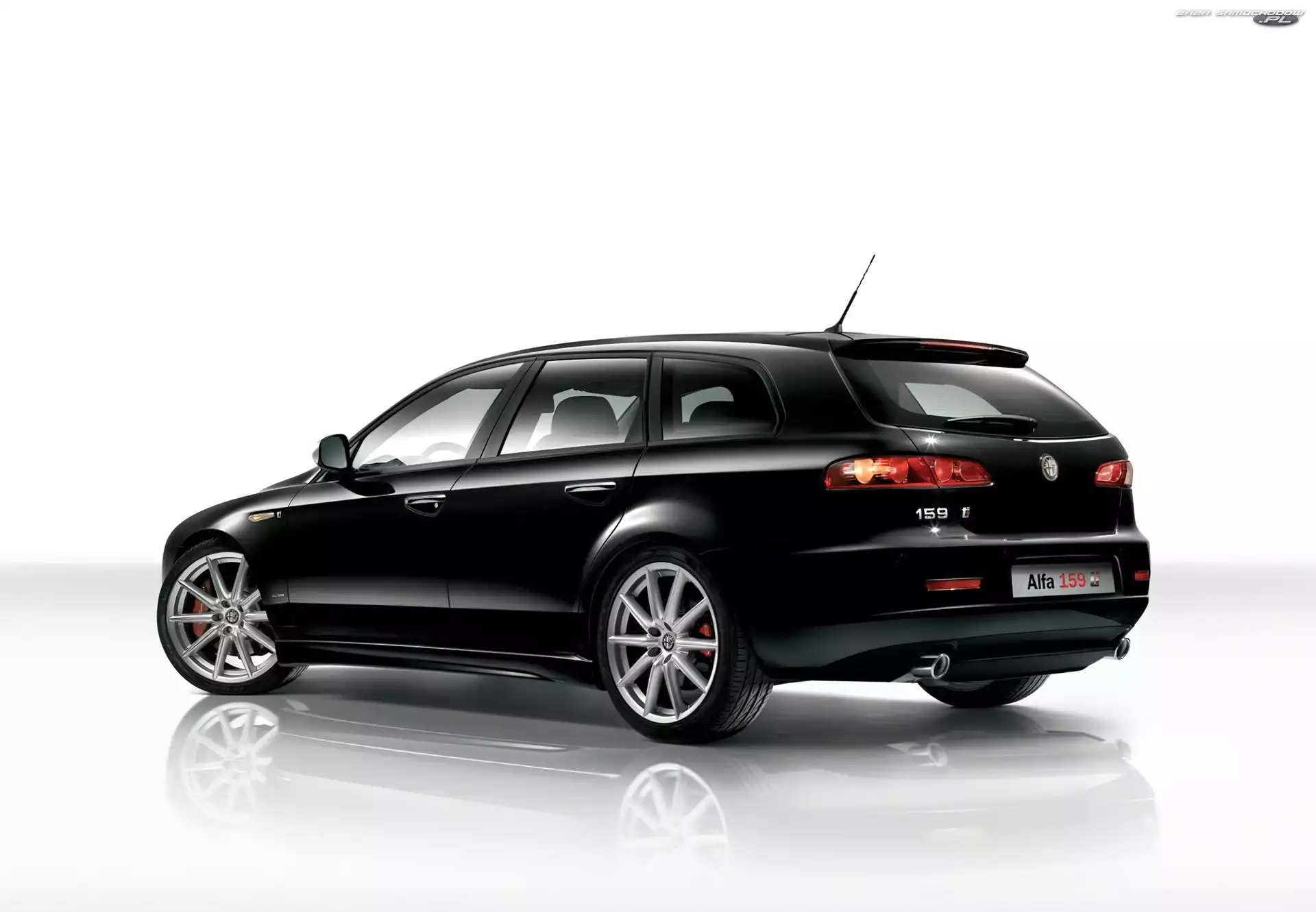 Czarna, Alfa Romeo, Odbicie, 159
