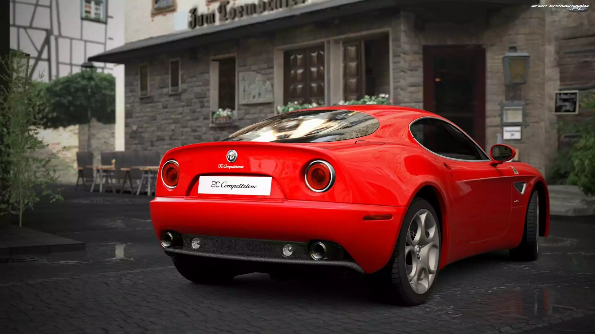 Alfa Romeo 8C Kompetizione, Ulica