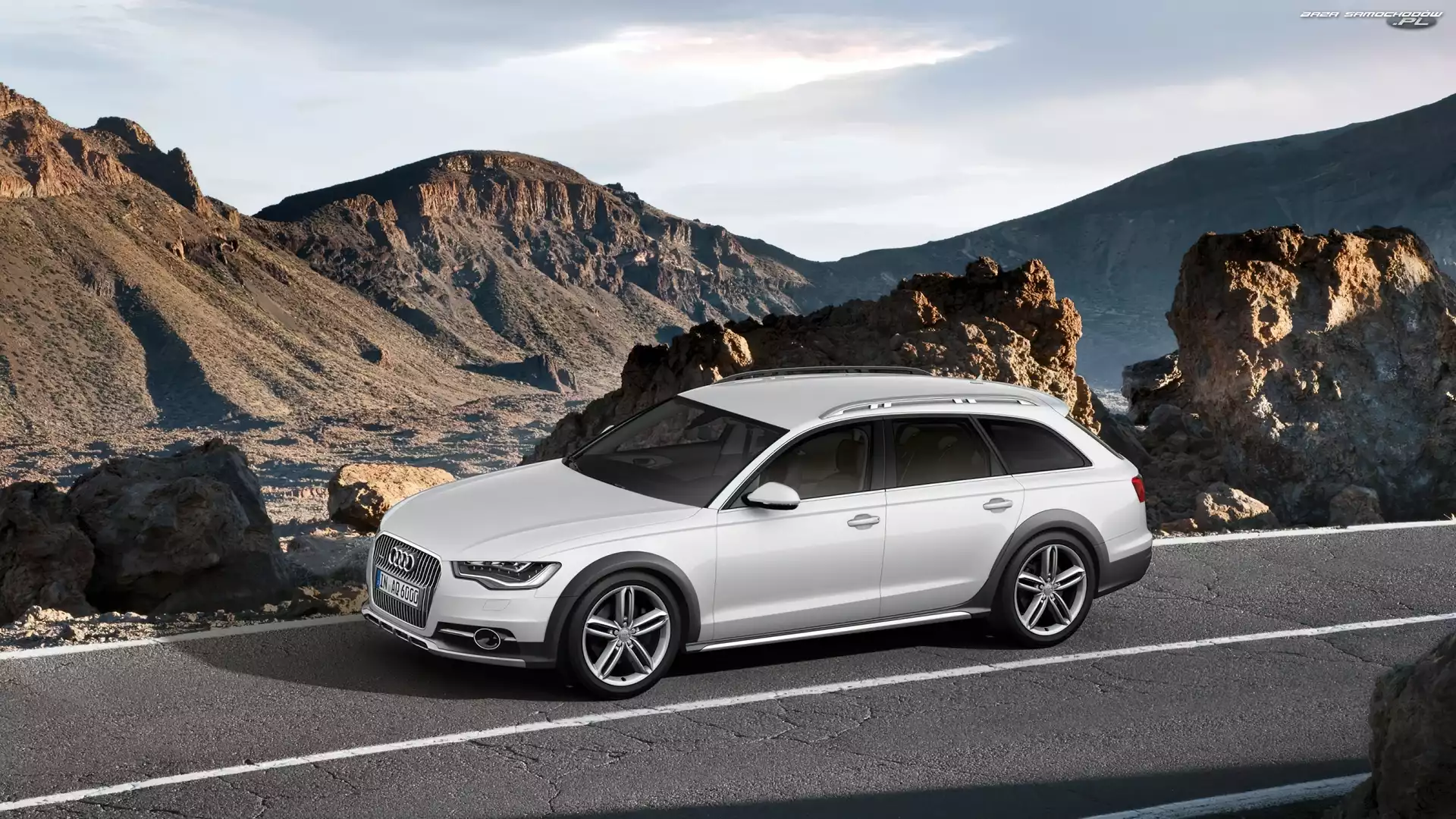 Allroad, Góry, Audi A6, Droga