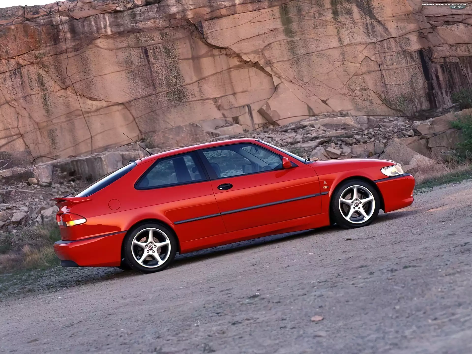 Alufelgi, Czerwony, Saab 9-3