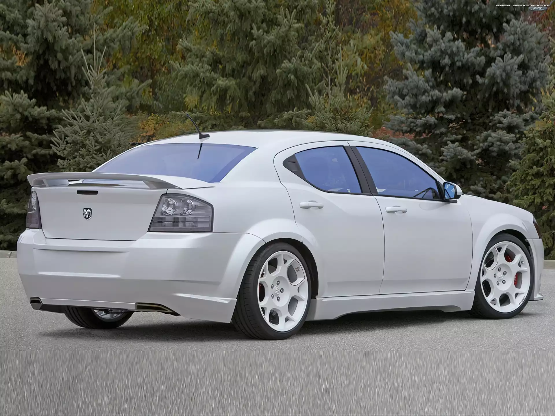 Alufelgi, Dodge Avenger, Białe