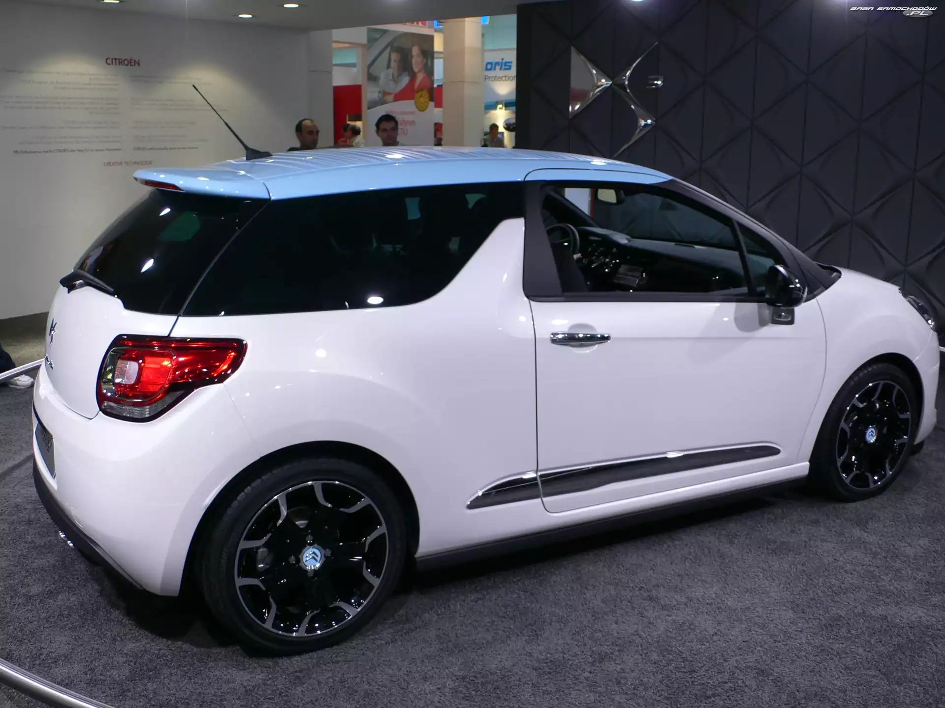 Alufelgi, Czarne, Bok, Prawy, Citroen DS3