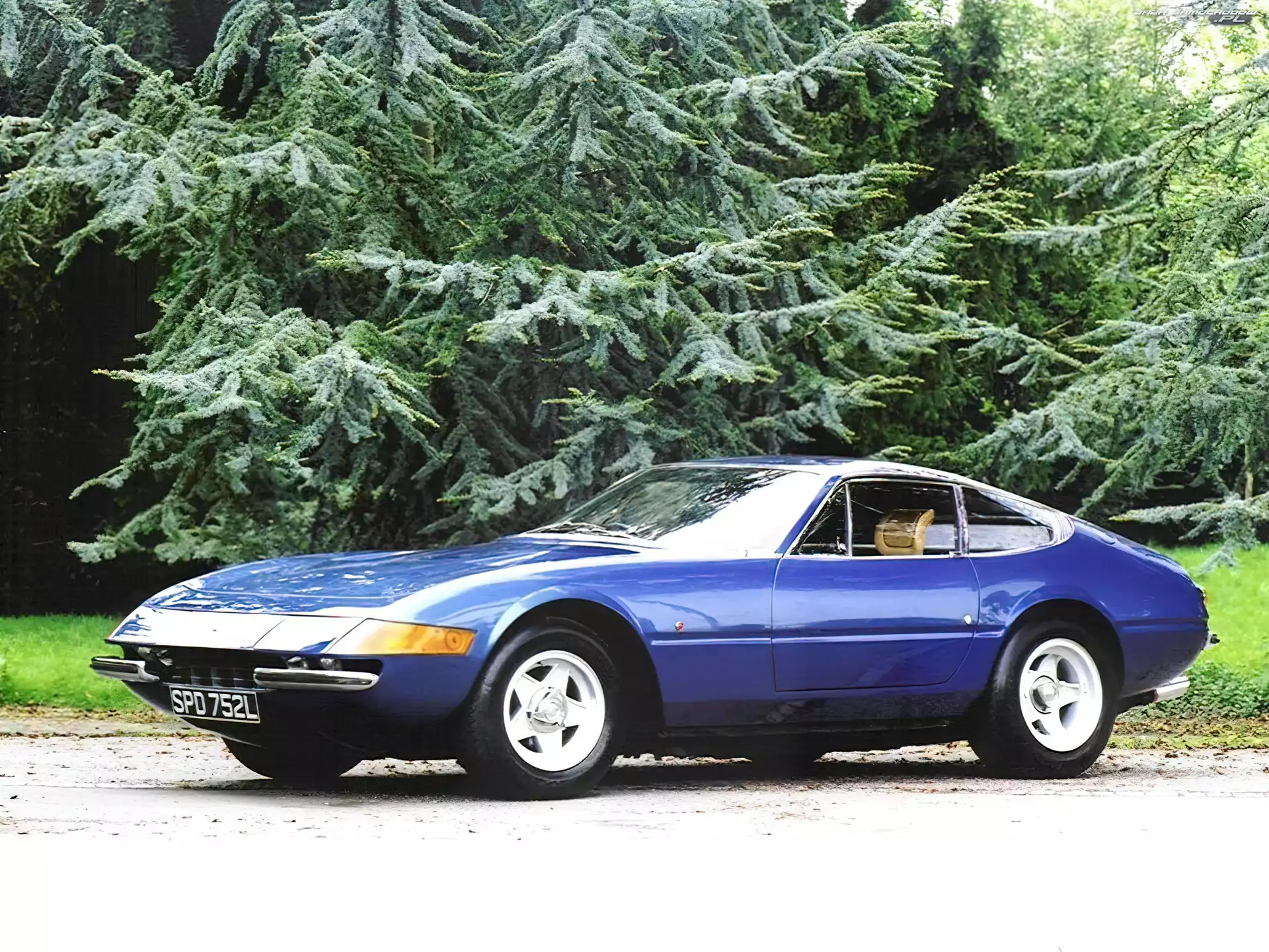 Alufelgi, Niebieskie, Ferrari Daytona